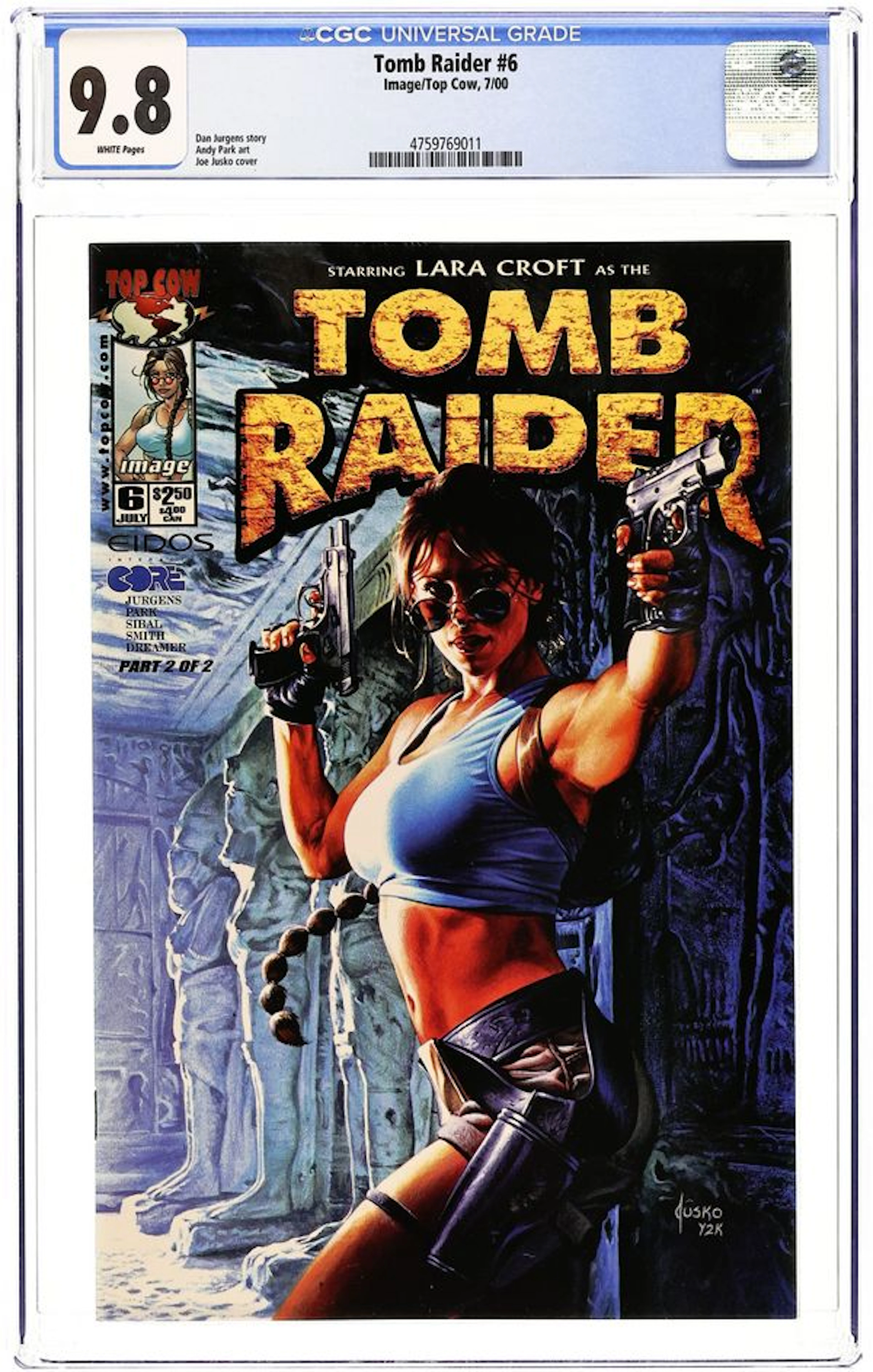 Tomb Raider (1999 Top Cow) 6 CGC 9.8