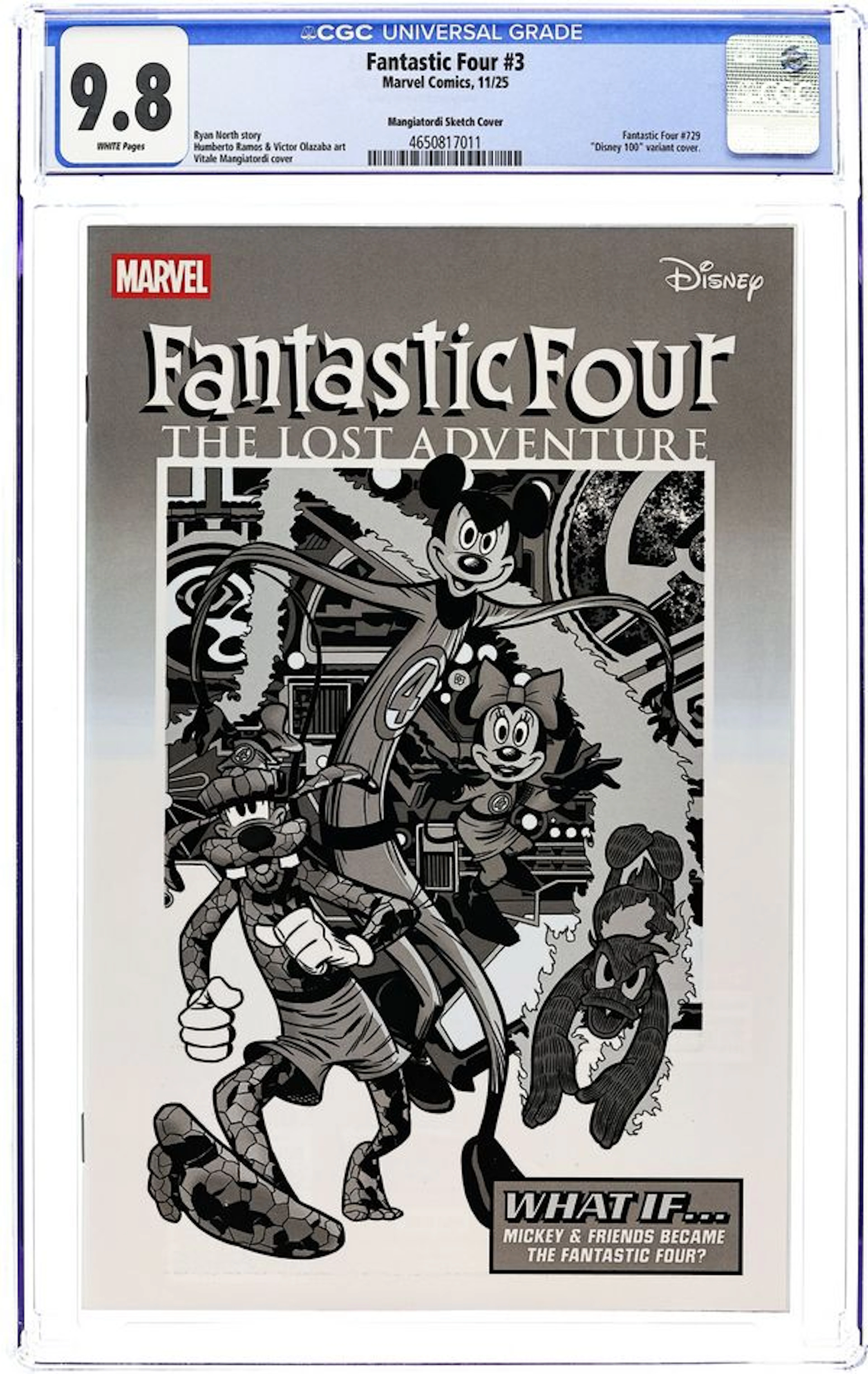 Fantastic Four (2025 Marvel) 3J CGC 9.8