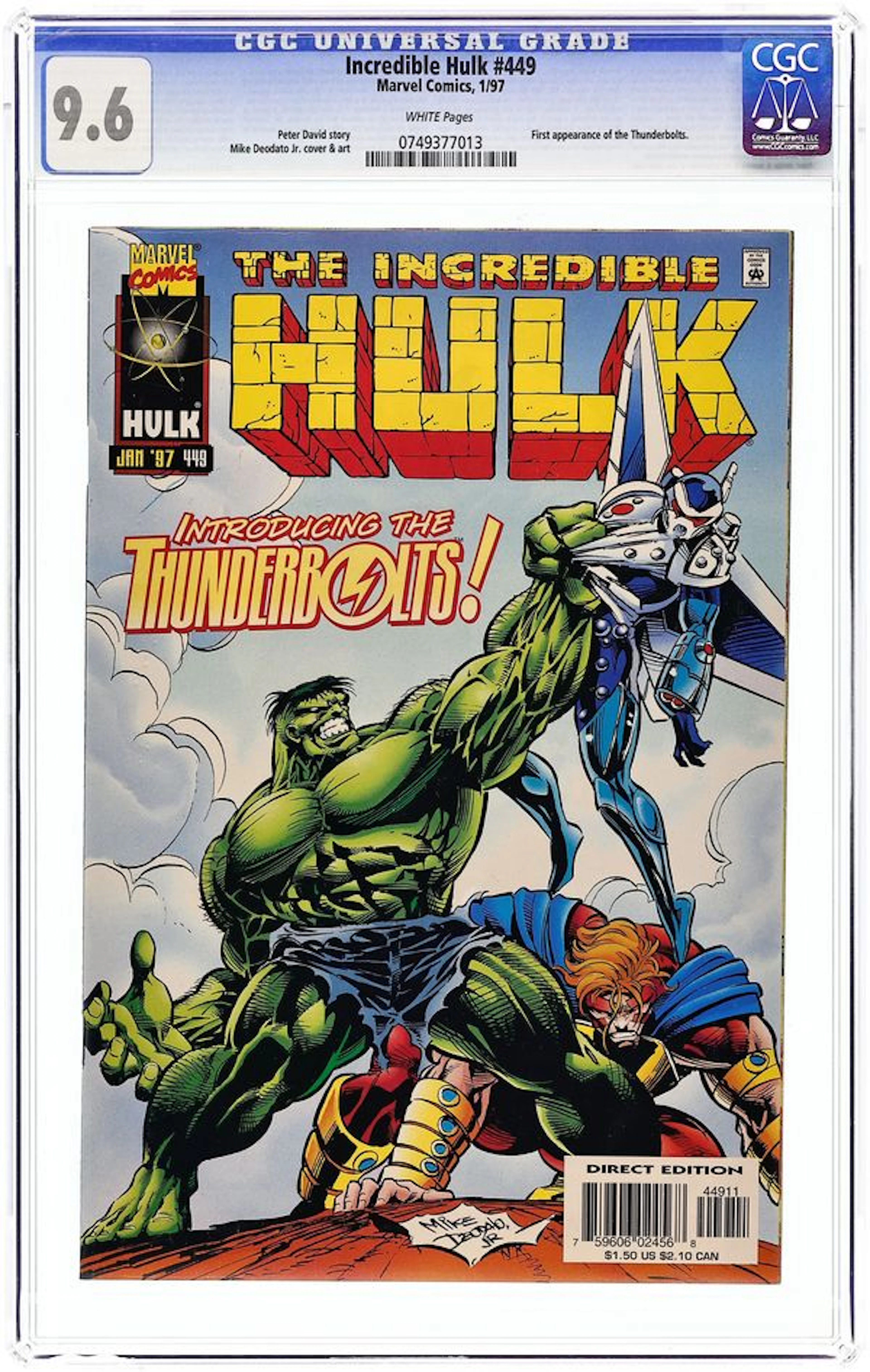 Incredible Hulk (1962 Marvel 1st Series) 449 CGC 9.6
