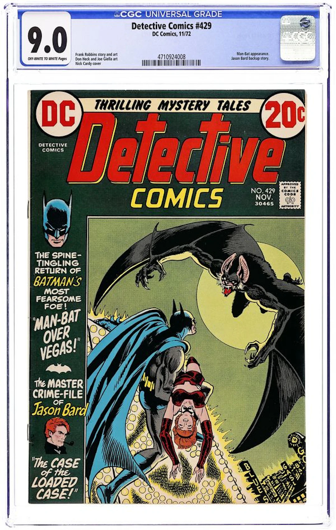 Detective Comics (1937 1st Series) 429 CGC 9.0