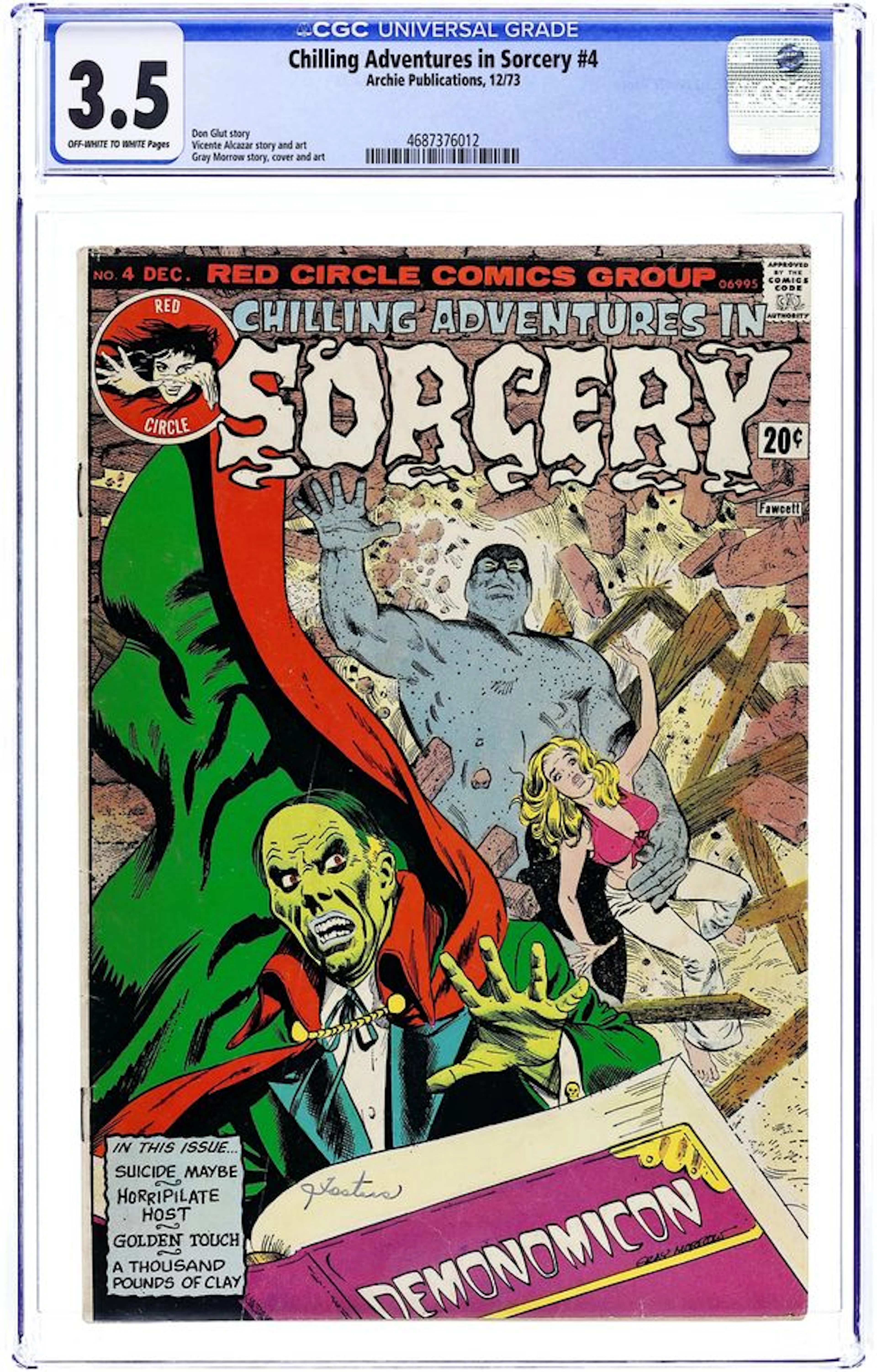 Chilling Adventures in Sorcery (1972) 4 CGC 3.5