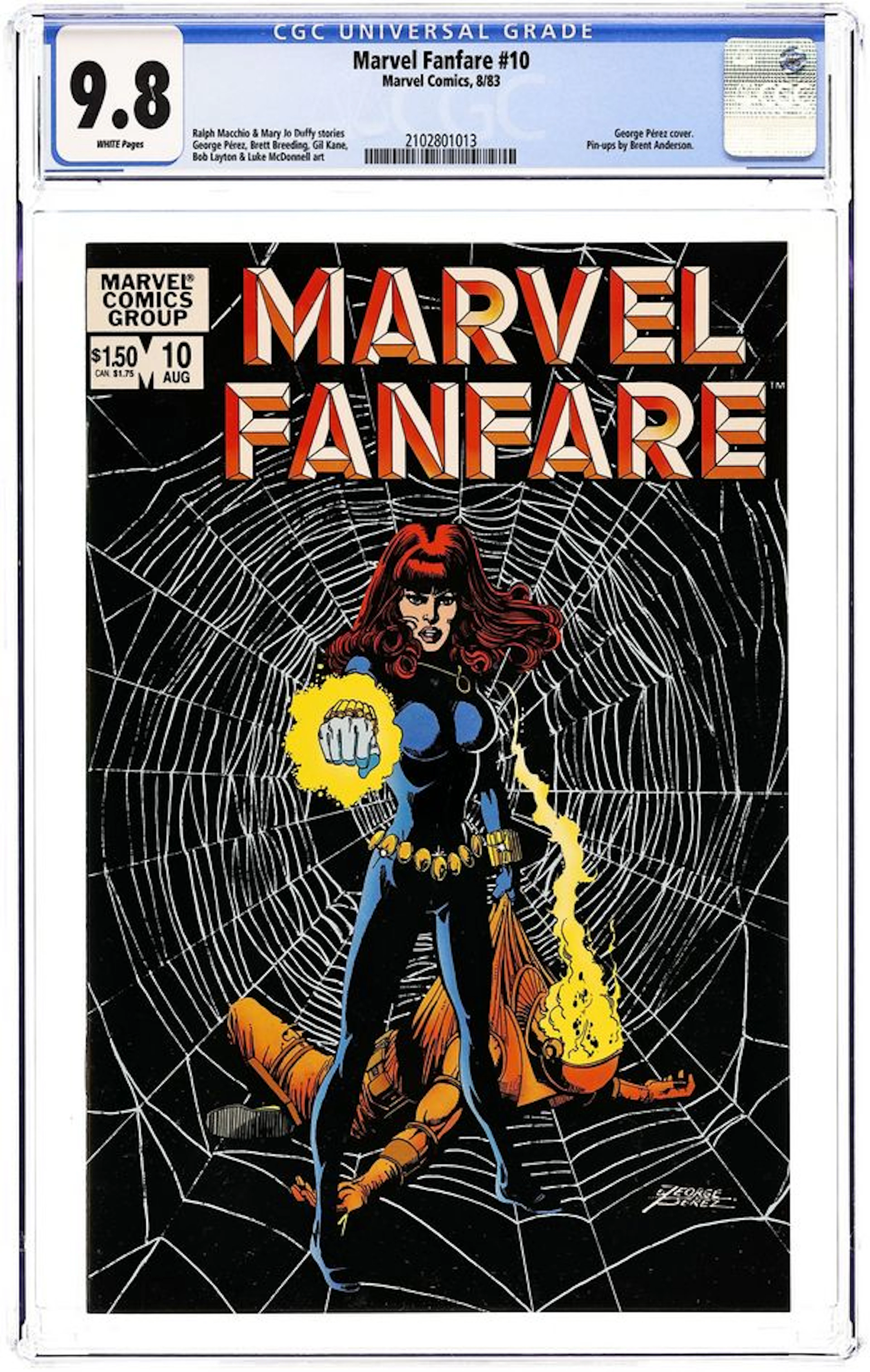 Marvel Fanfare (1982 1st Series) 10 CGC 9.8