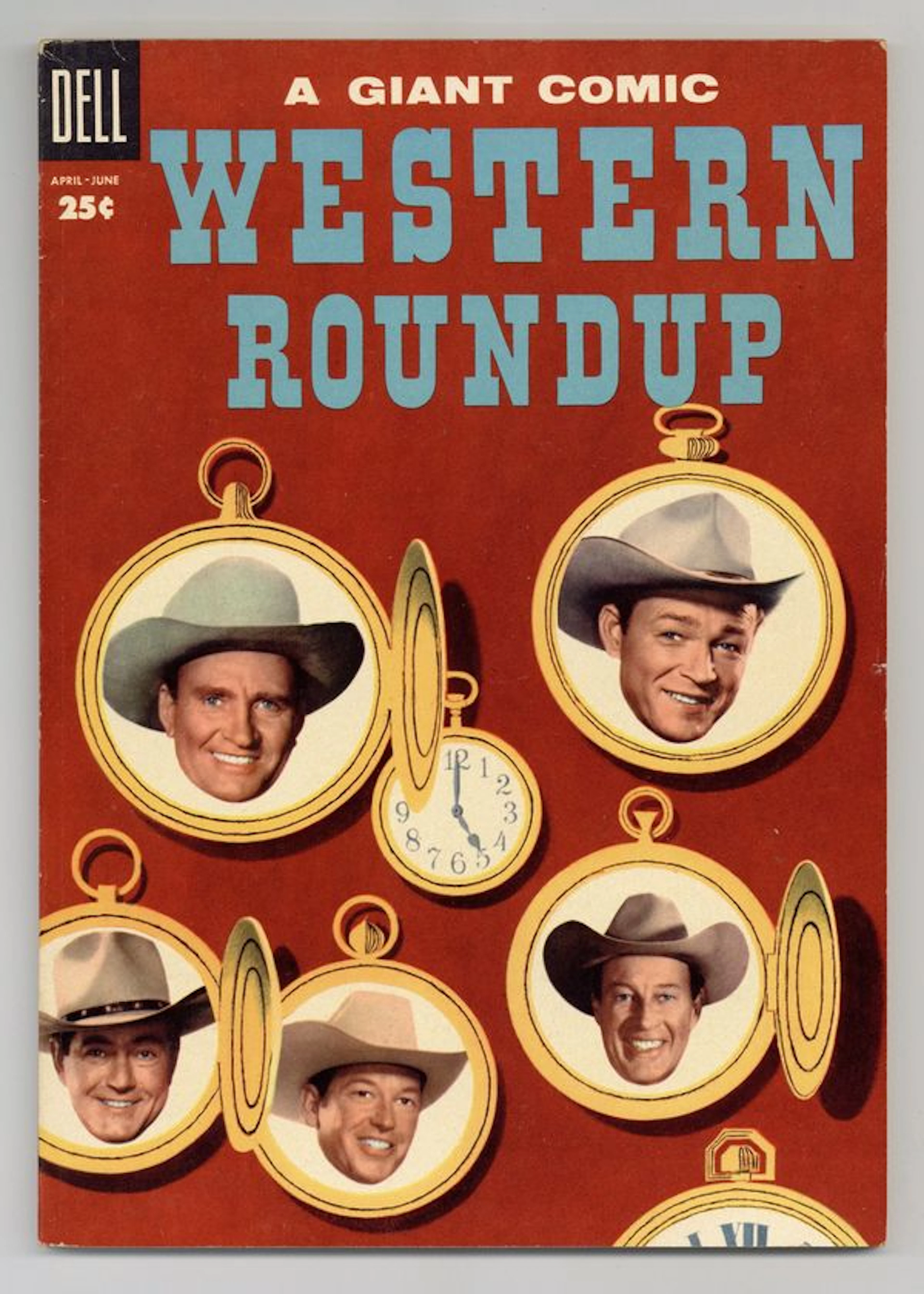 Dell Giant Western Roundup (1952-1959 Dell) 10 FN 6.0