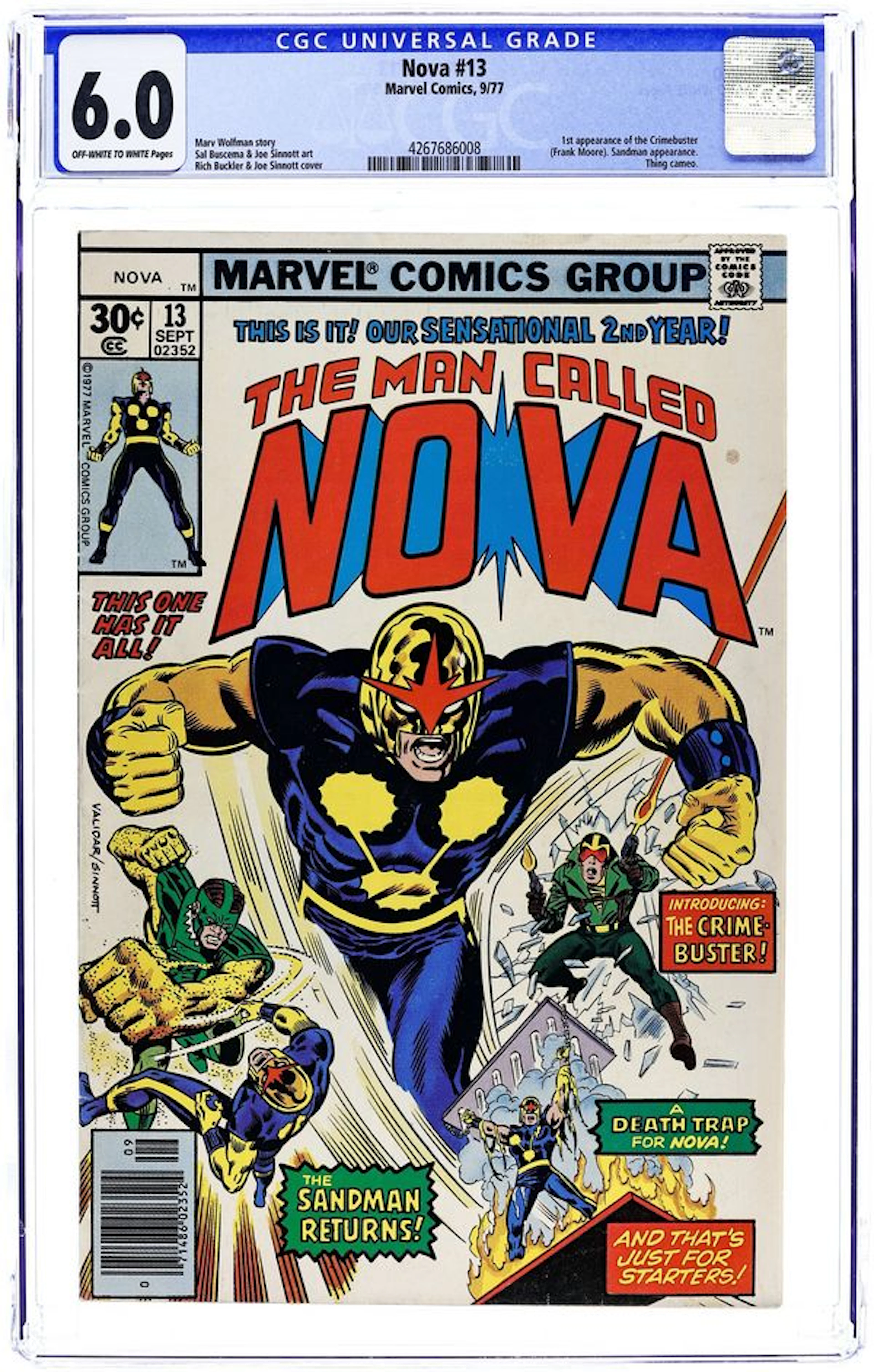 Nova (1976 1st Series) 13 CGC 6.0