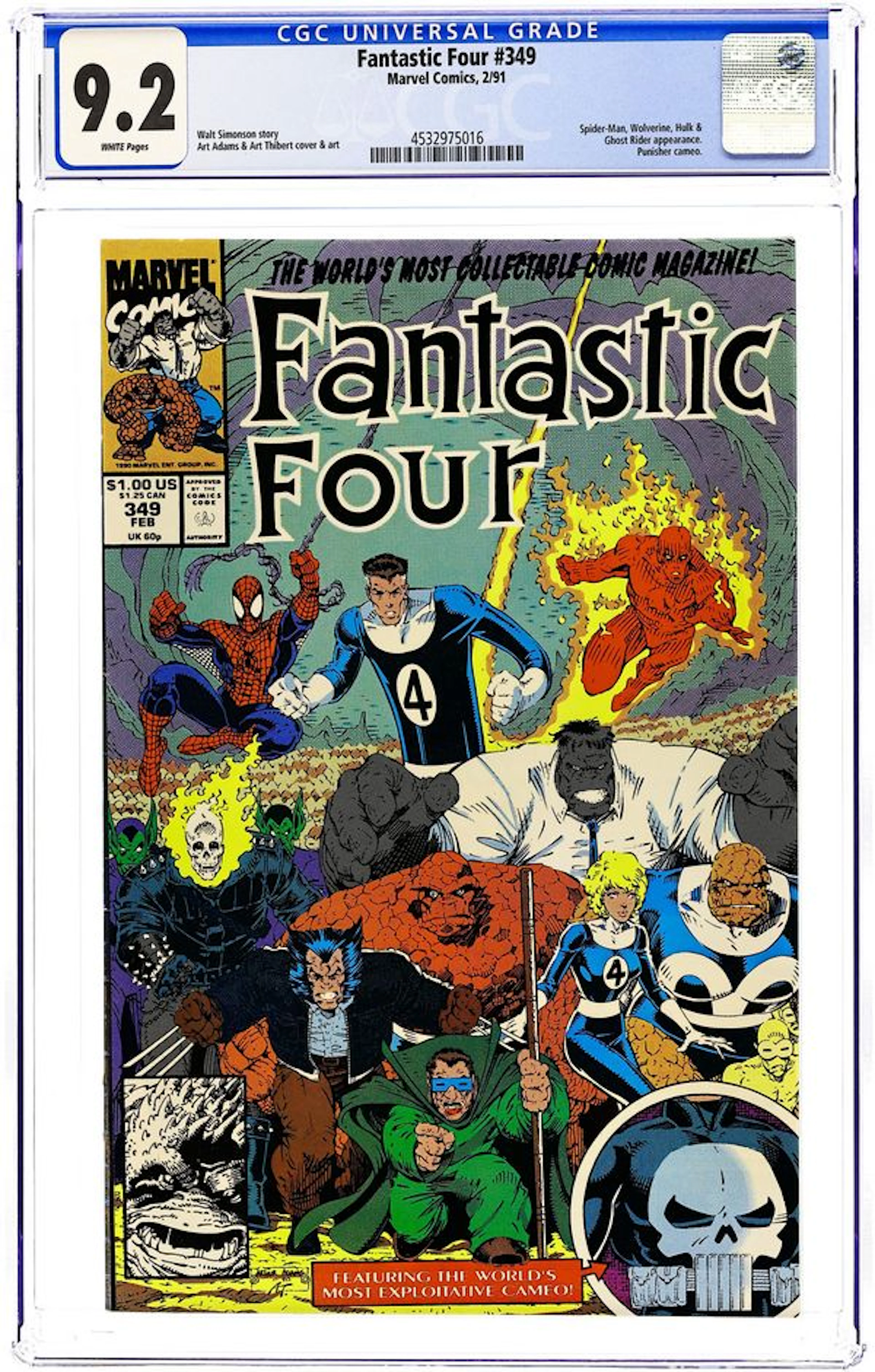Fantastic Four (1961 1st Series) 349D CGC 9.2