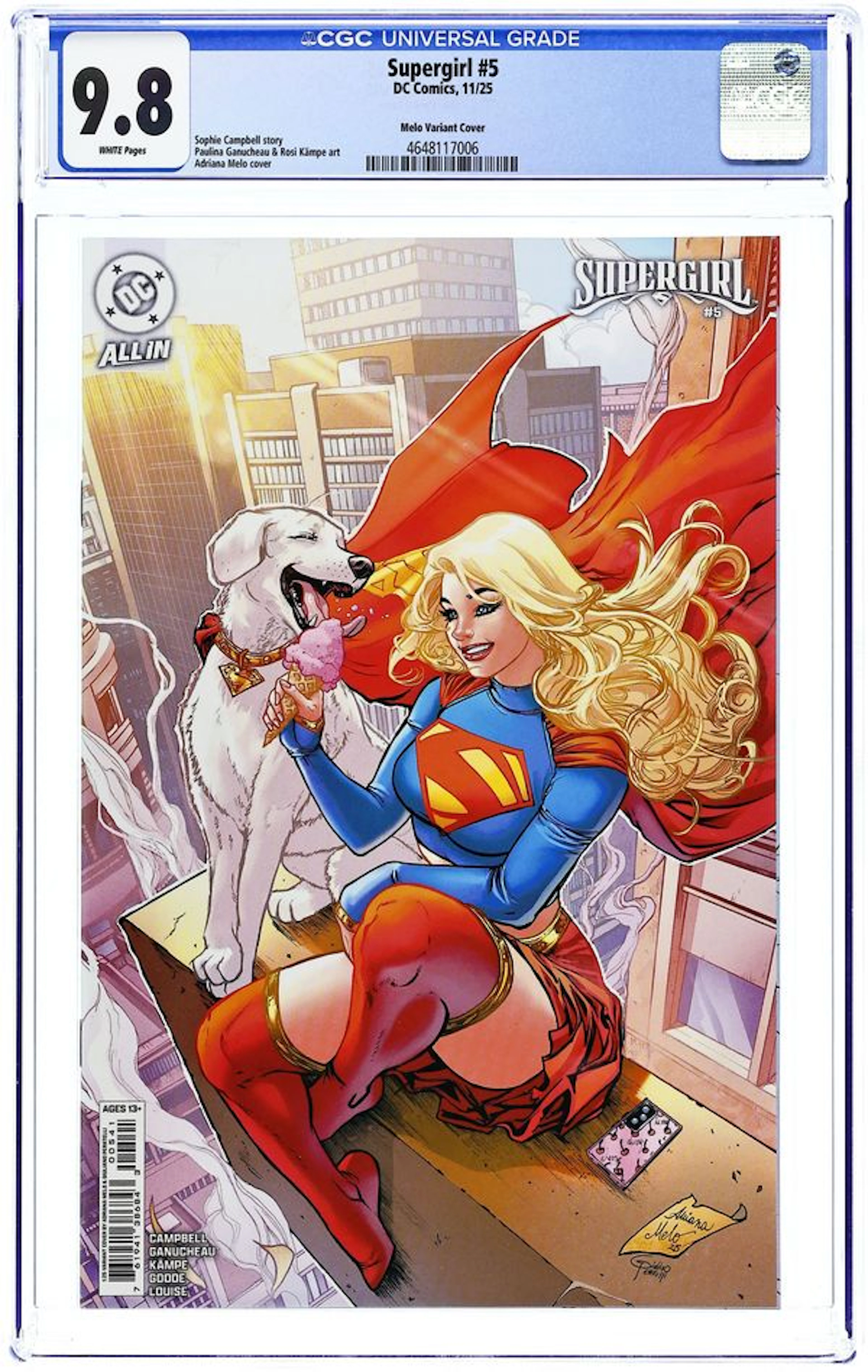 Supergirl (2025 DC) 5E CGC 9.8