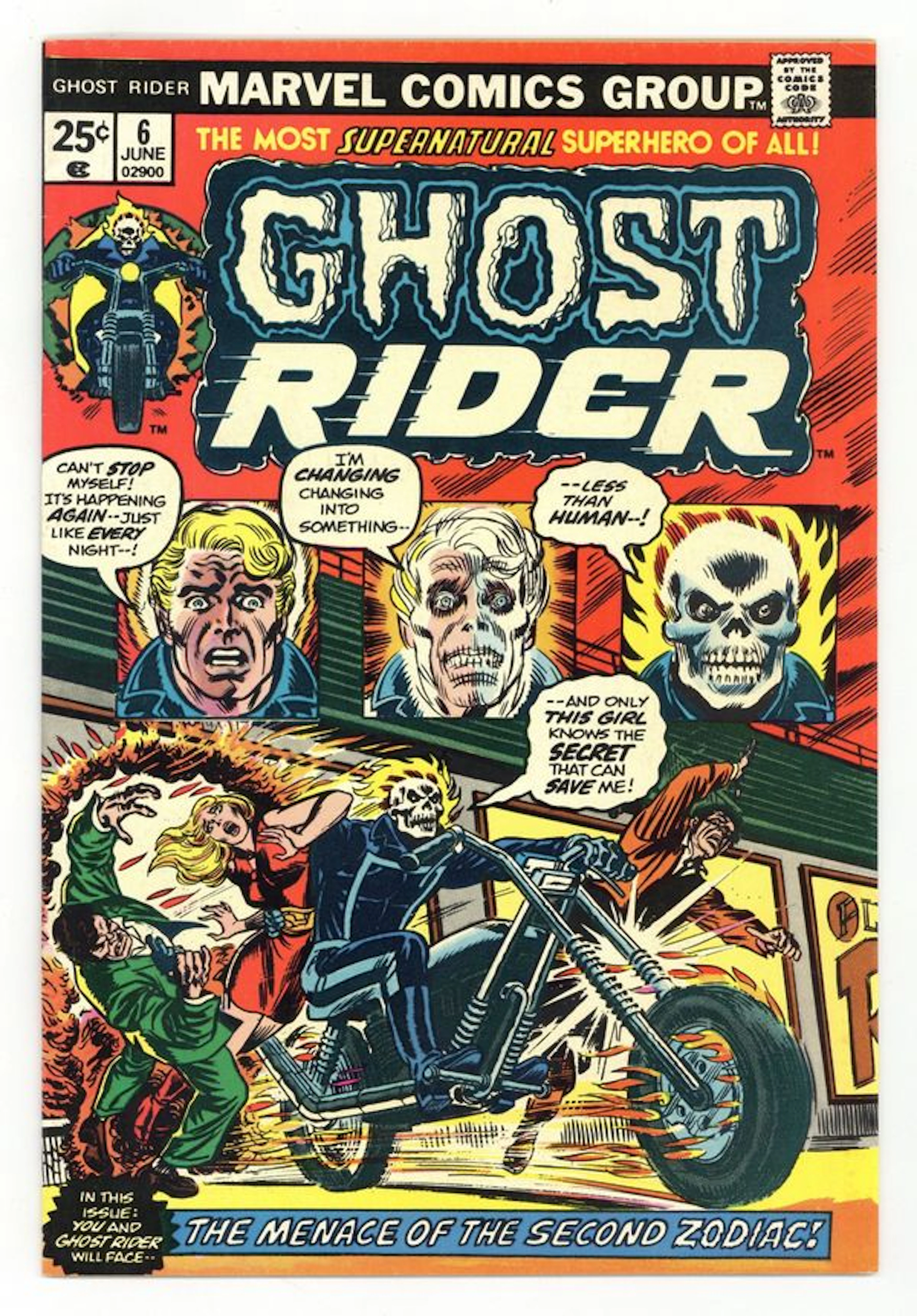 Ghost Rider (1973 1st Series) 6 FN+ 6.5