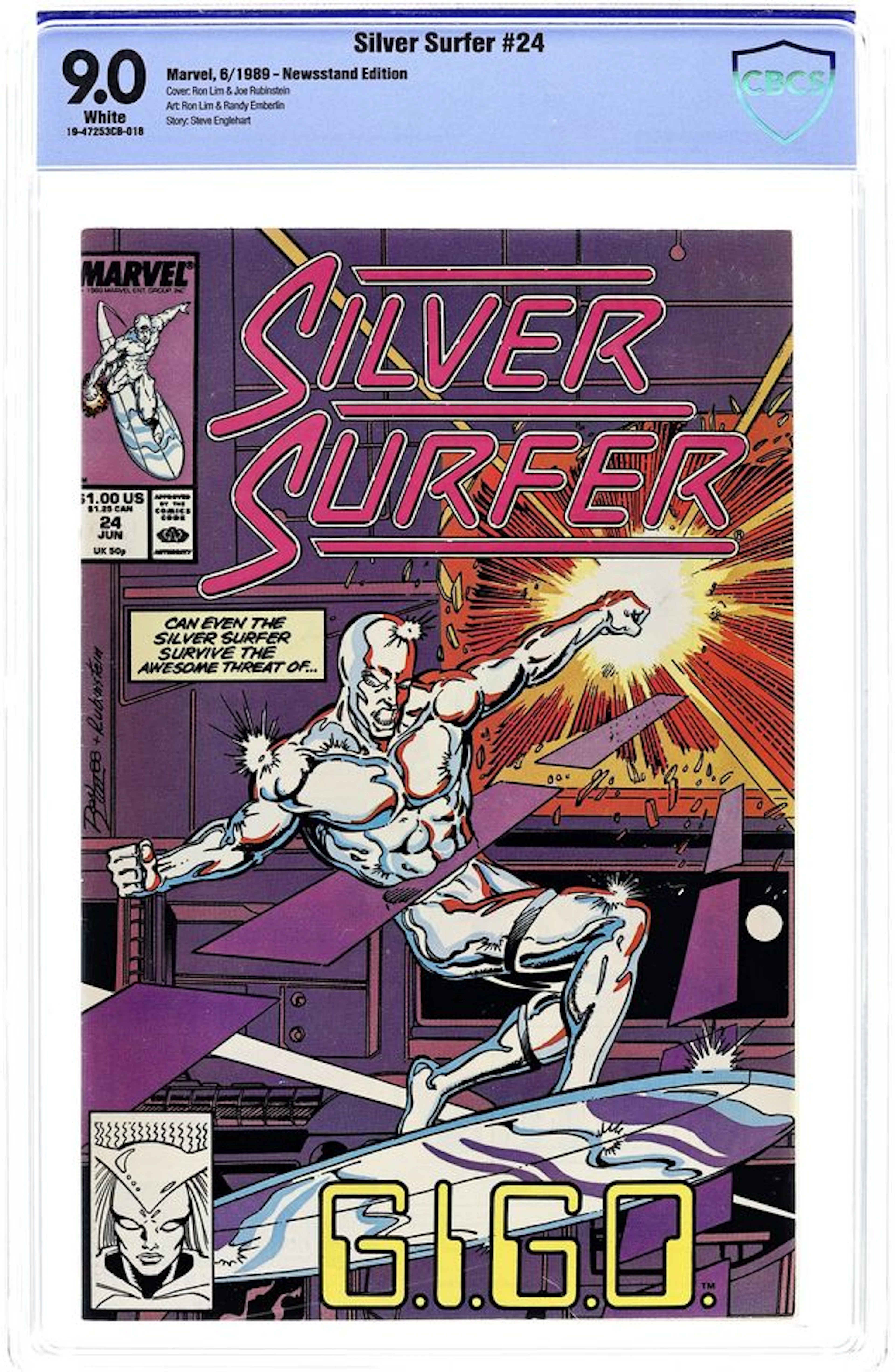 Silver Surfer (1987 2nd Series) 24 CBCS 9.0