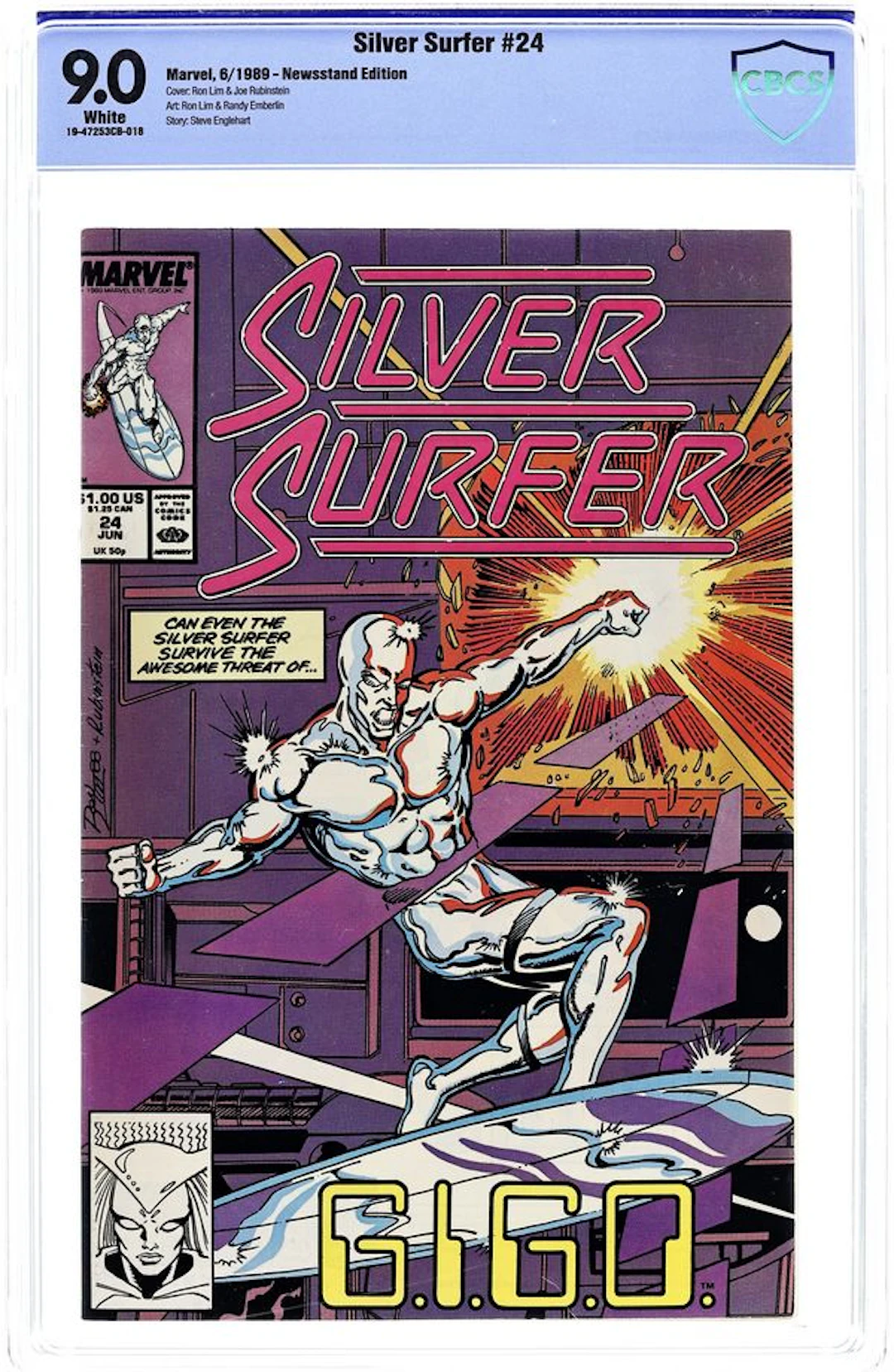 Silver Surfer (1987 2nd Series) 24 CBCS 9.0