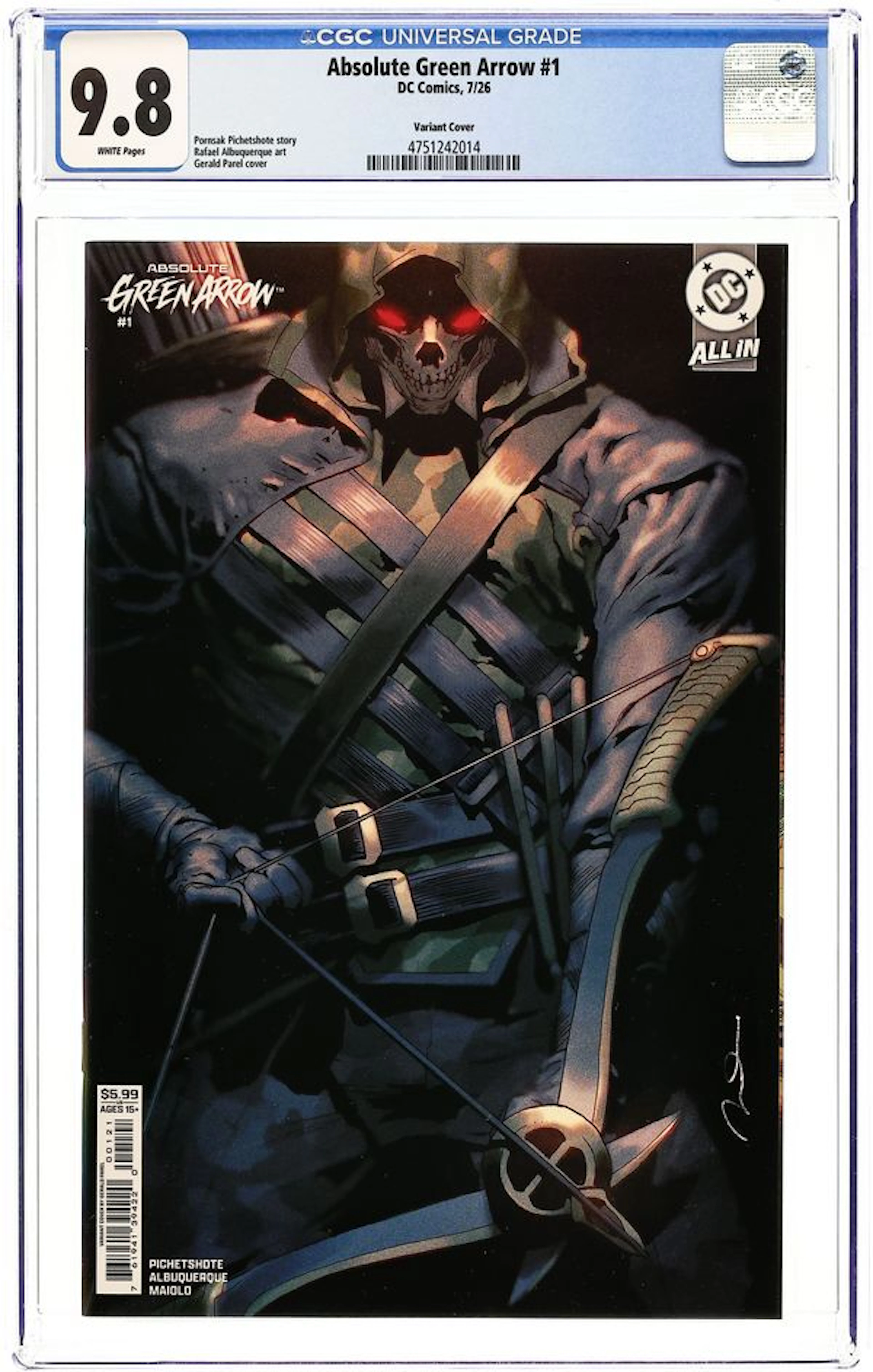 Absolute Green Arrow (2026 DC) 1B CGC 9.8
