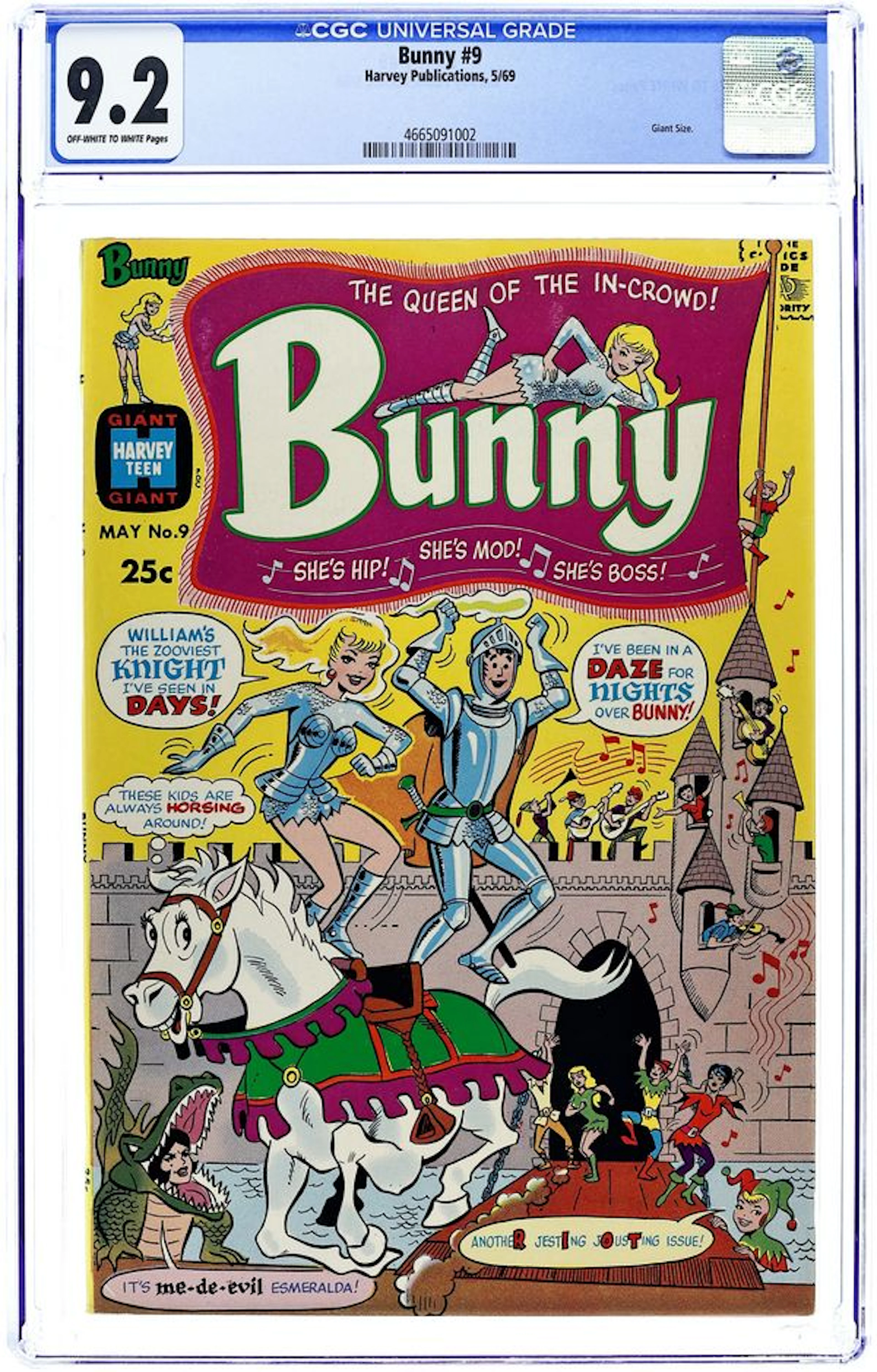 Bunny (1966-1976 Harvey) 9 CGC 9.2