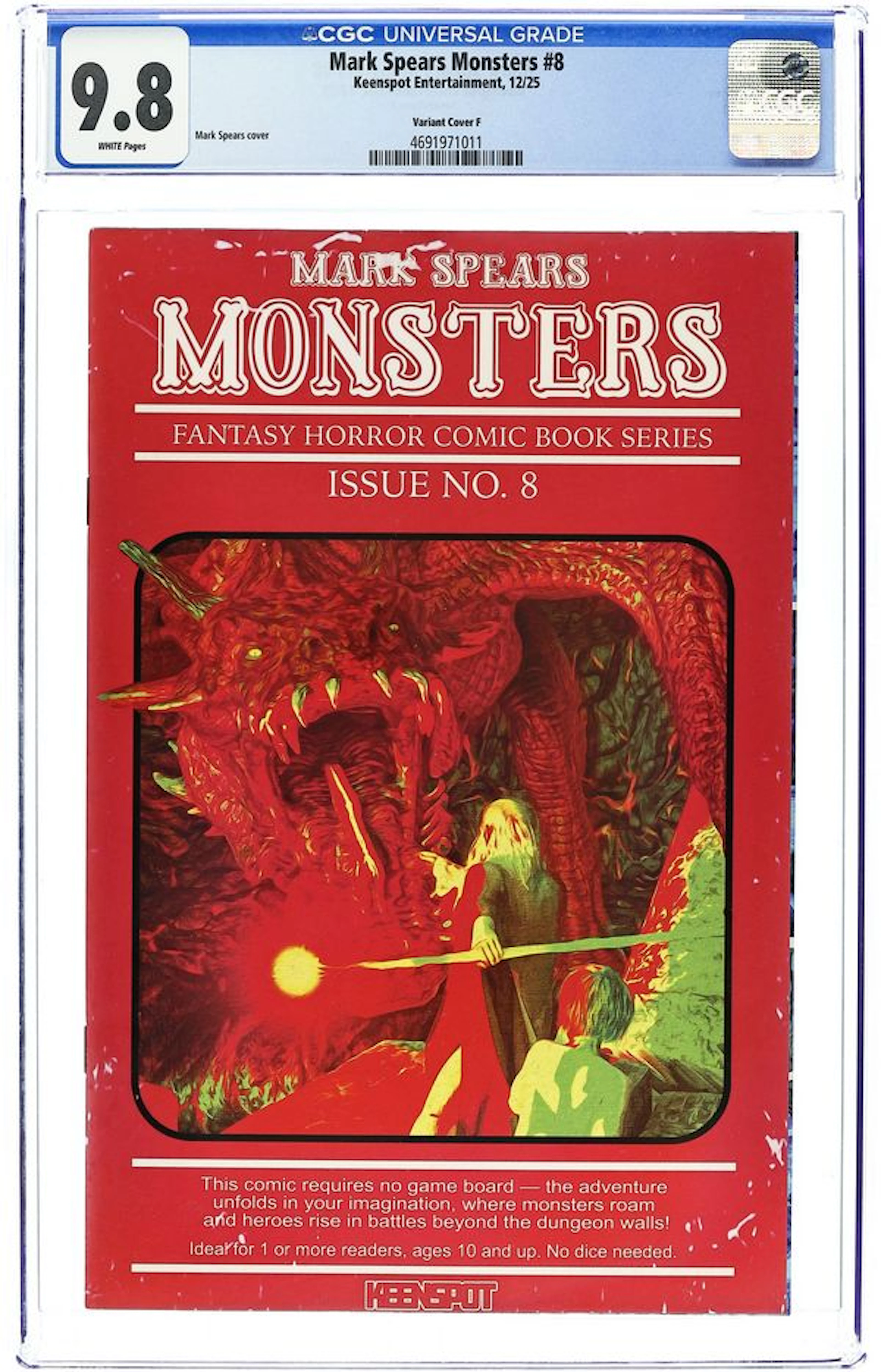 Mark Spears Monsters (2024 Keenspot) 8F CGC 9.8