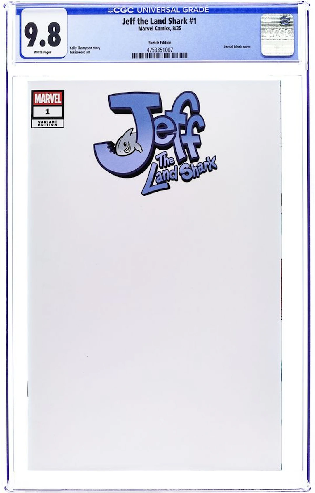 Jeff the Landshark (2025 Marvel) 1B CGC 9.8