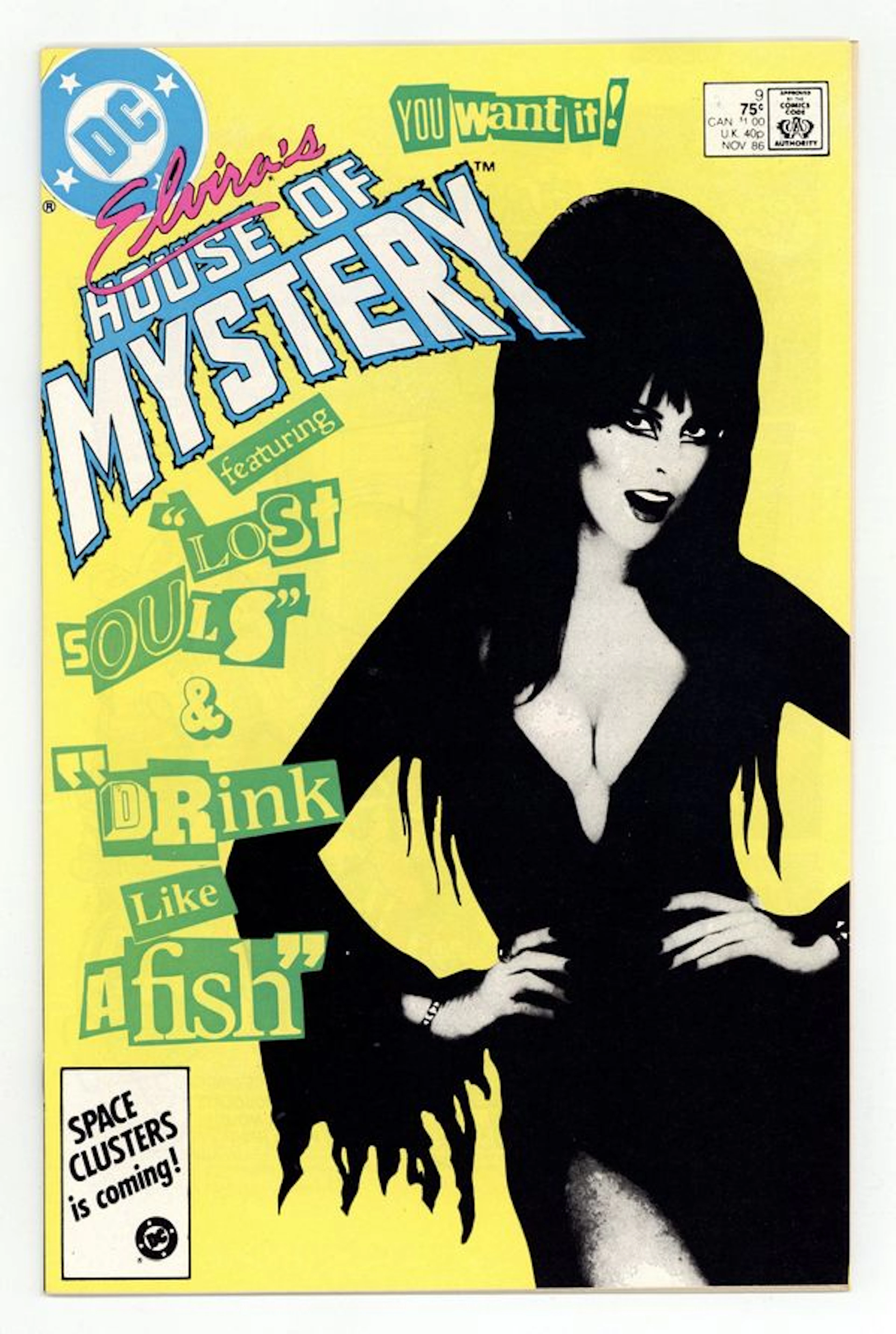 Elvira's House of Mystery (1986 DC) 9 VF+ 8.5