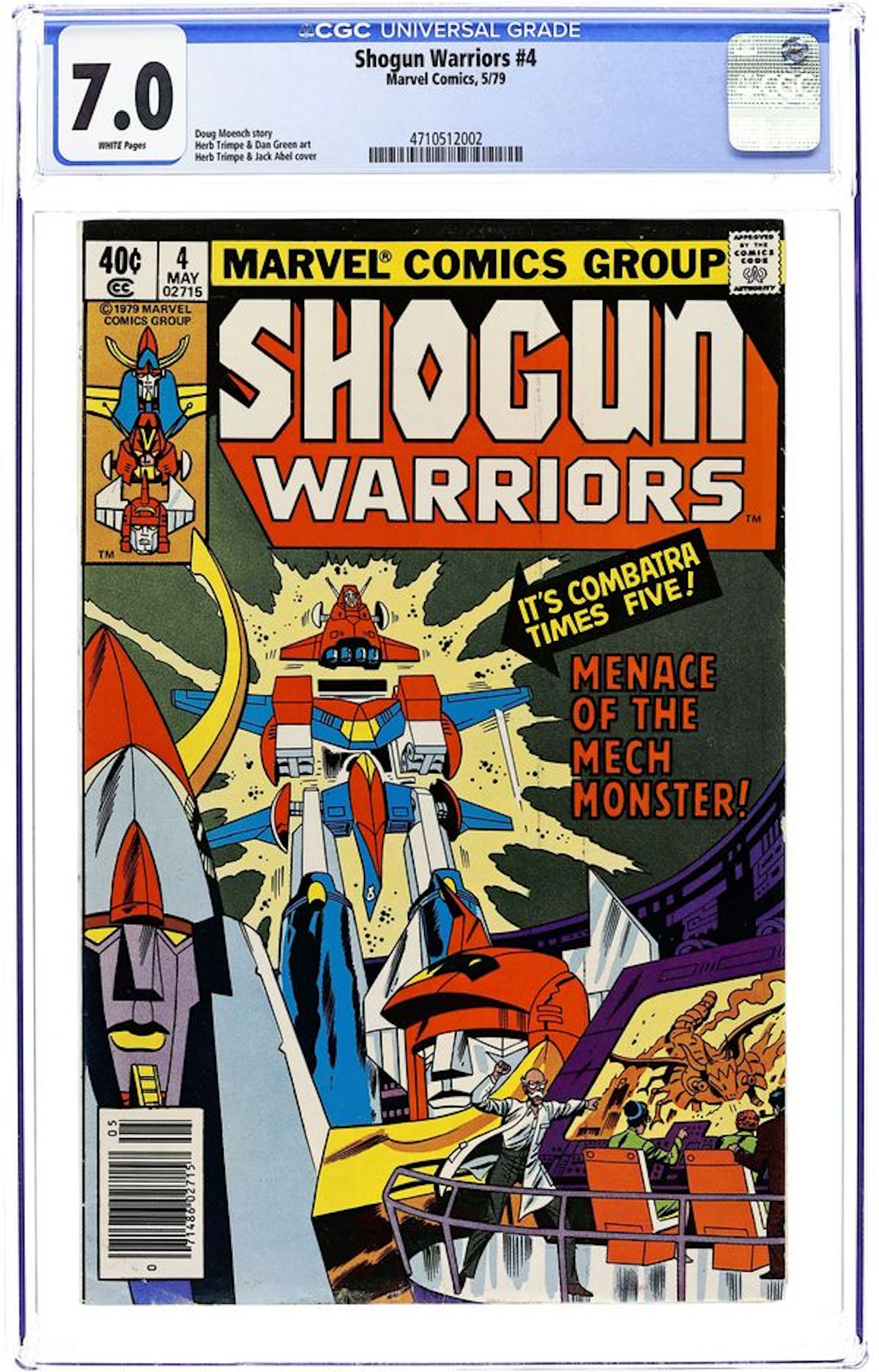 Shogun Warriors (1979) 4 CGC 7.0