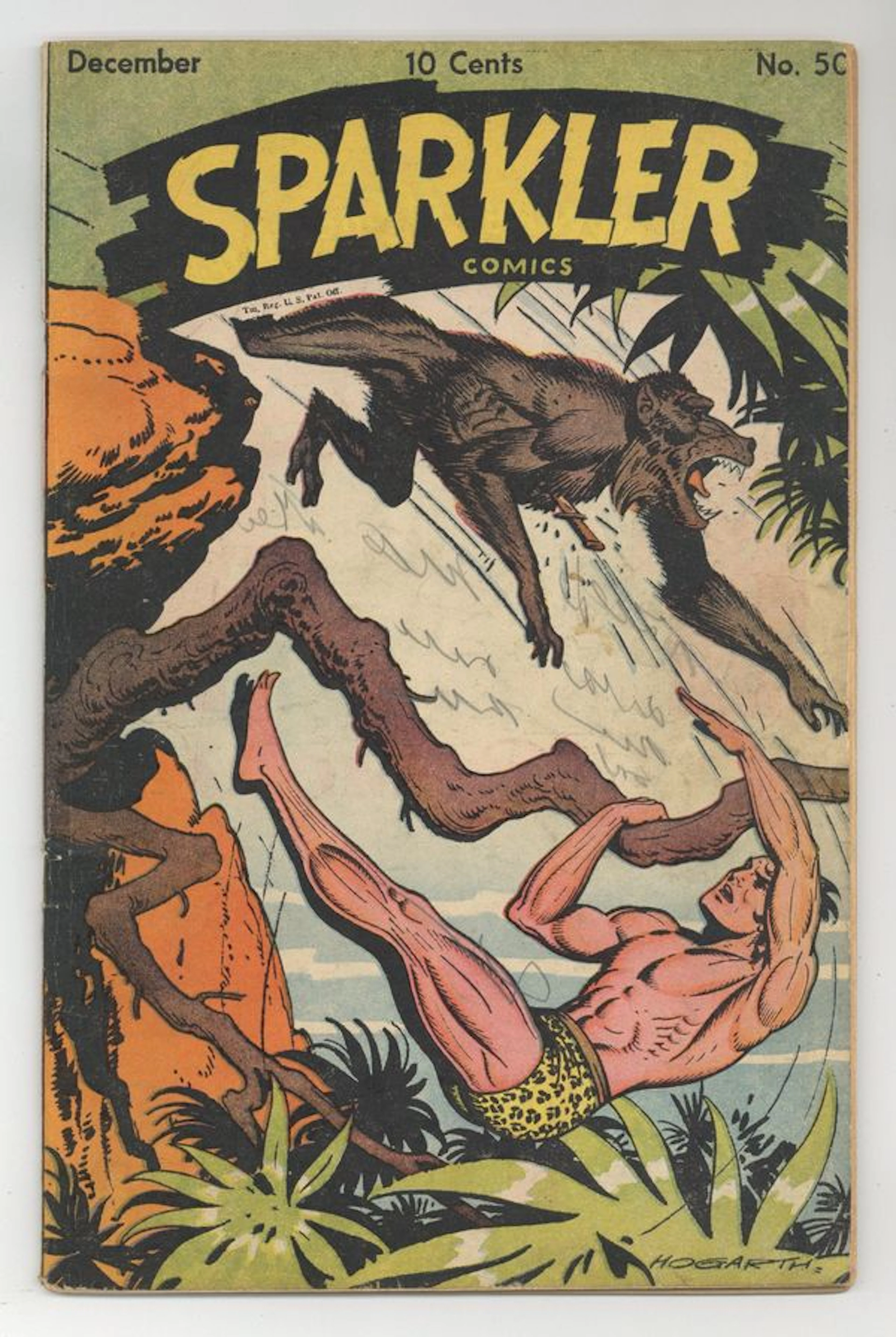 Sparkler Comics (1941 2nd Series) 50 GD+ 2.5