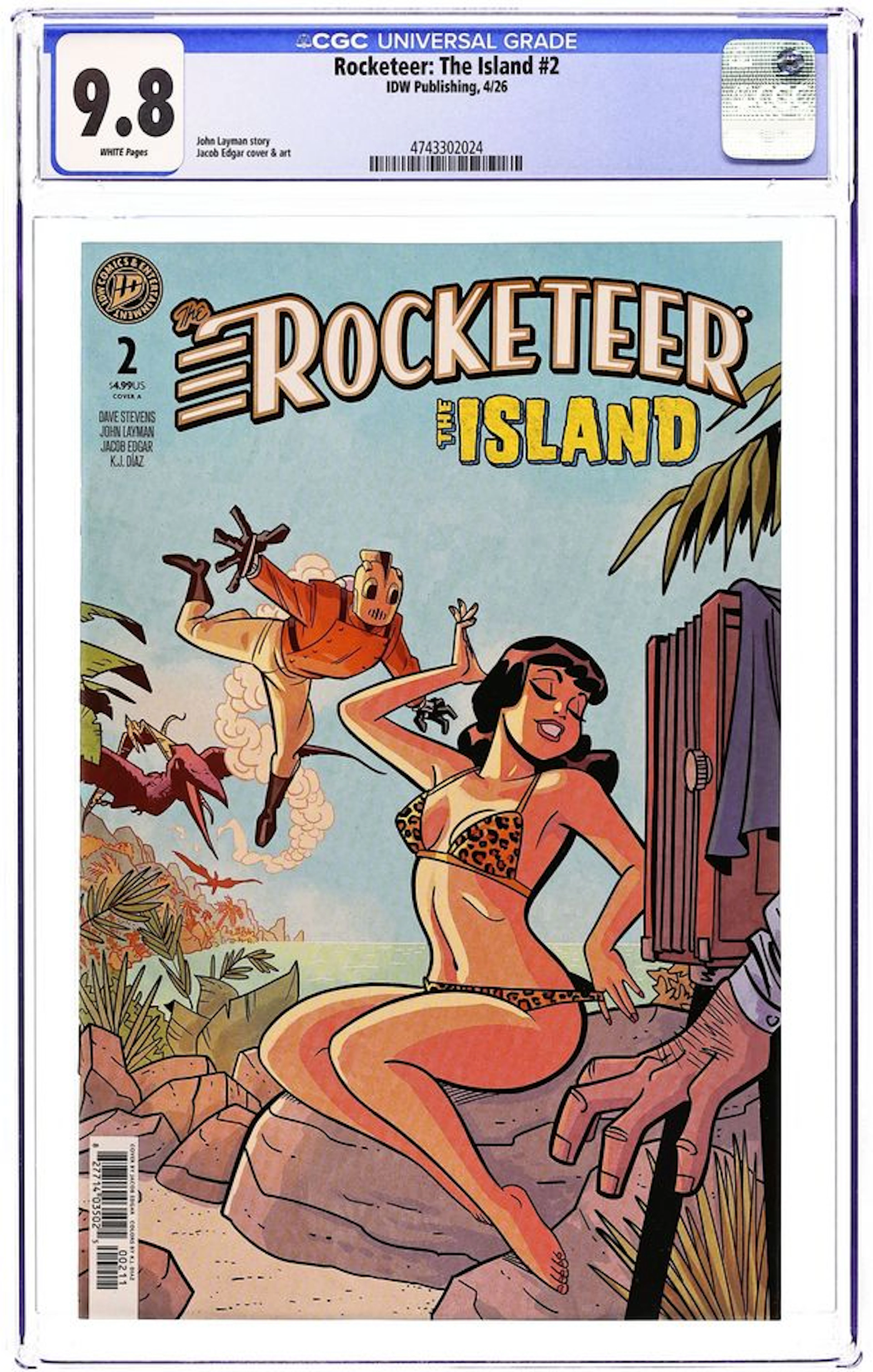 Rocketeer the Island (2026 IDW) 2A CGC 9.8