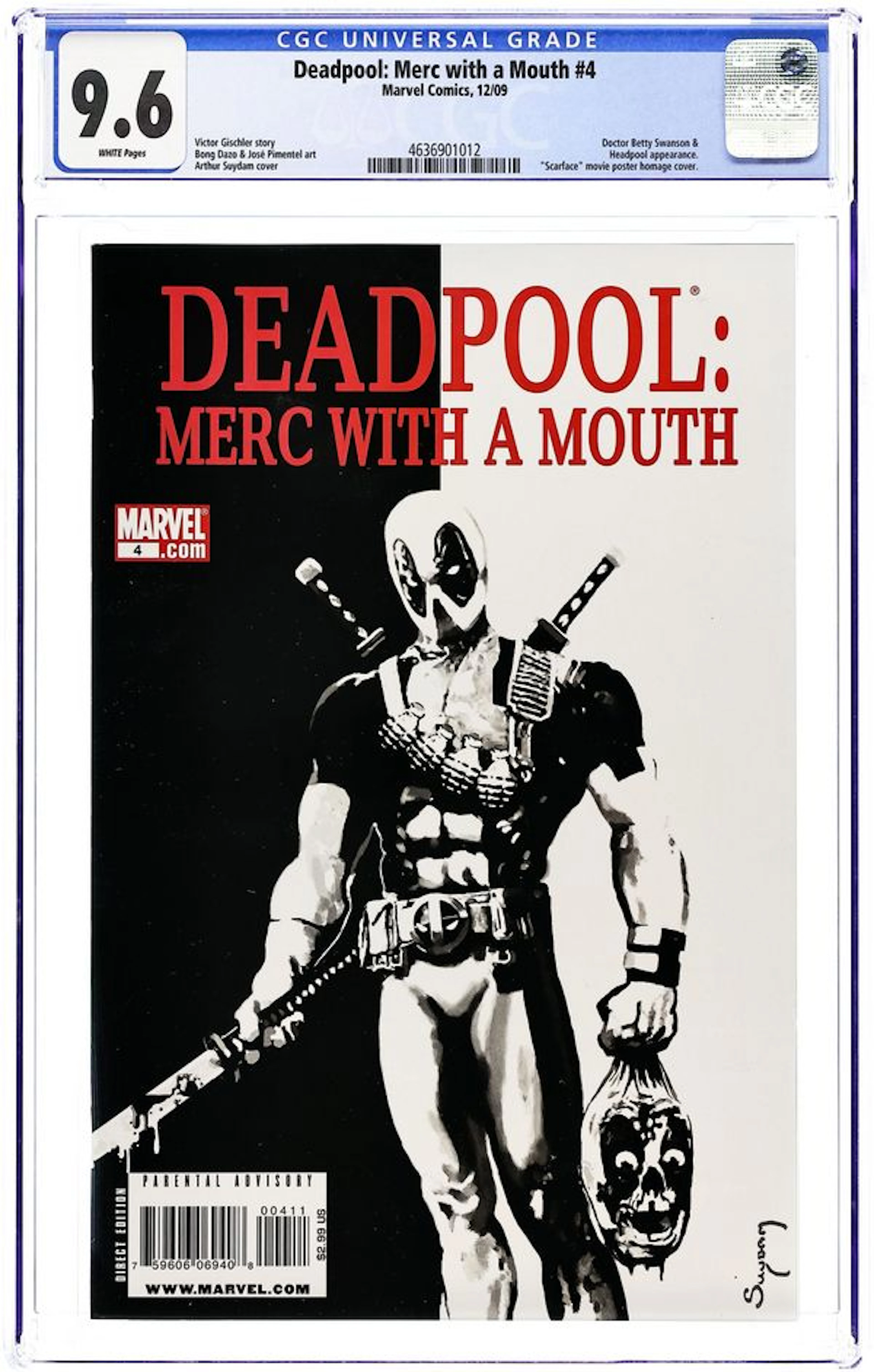 Deadpool Merc with a Mouth (2009) 4 CGC 9.6
