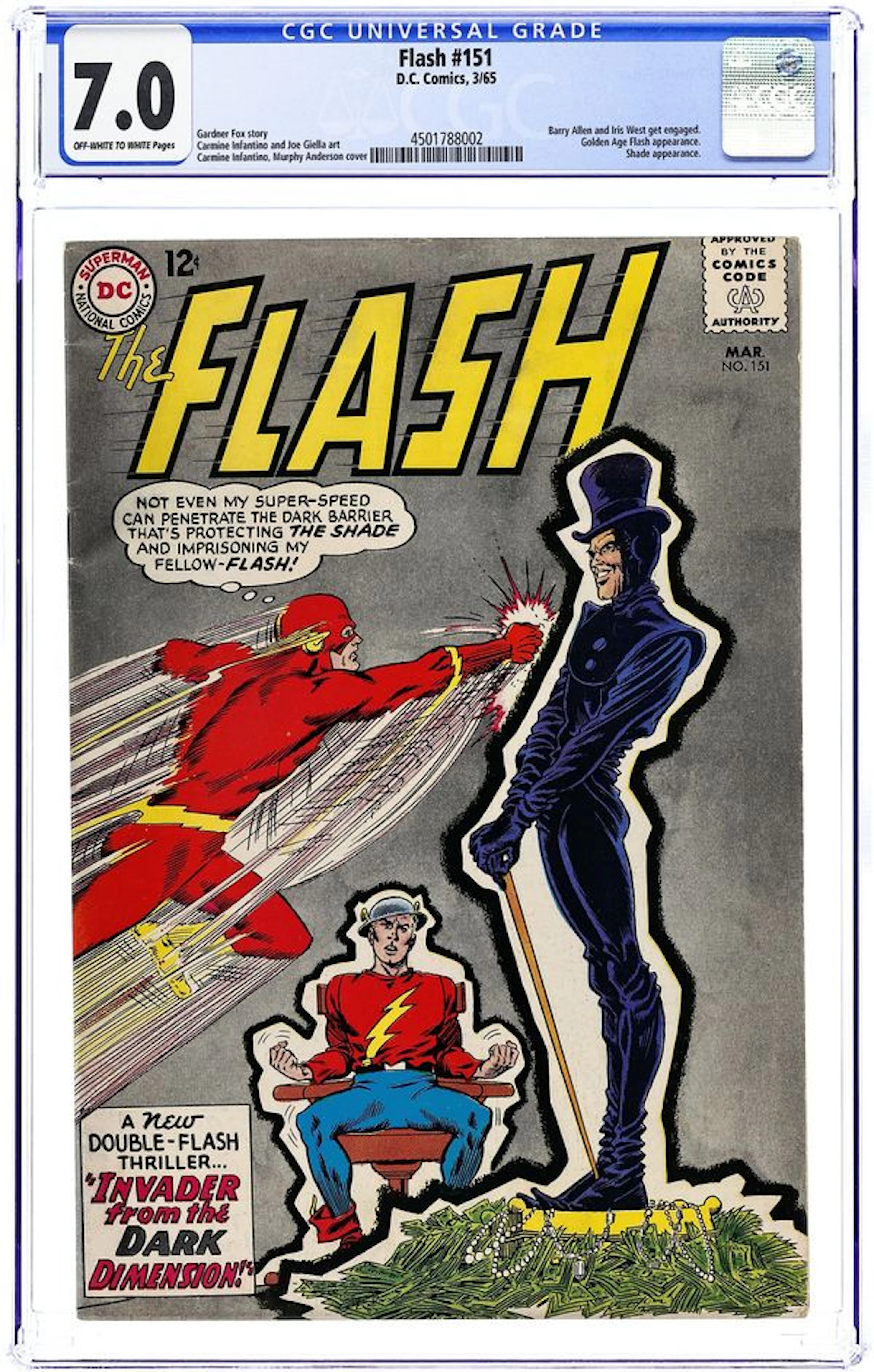 Flash (1959 1st Series DC) 151 CGC 7.0