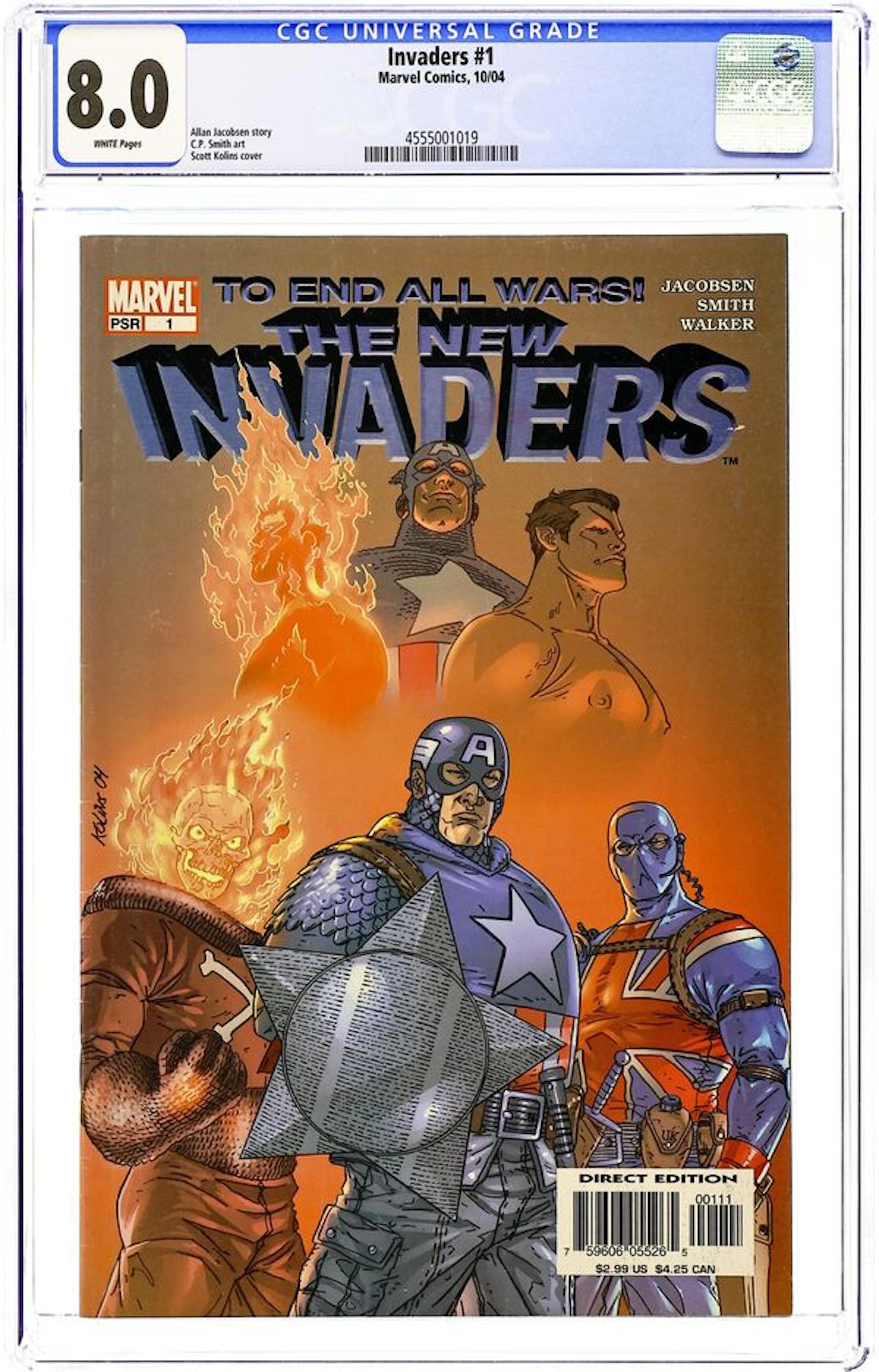 New Invaders (2004 Marvel) 1 CGC 8.0