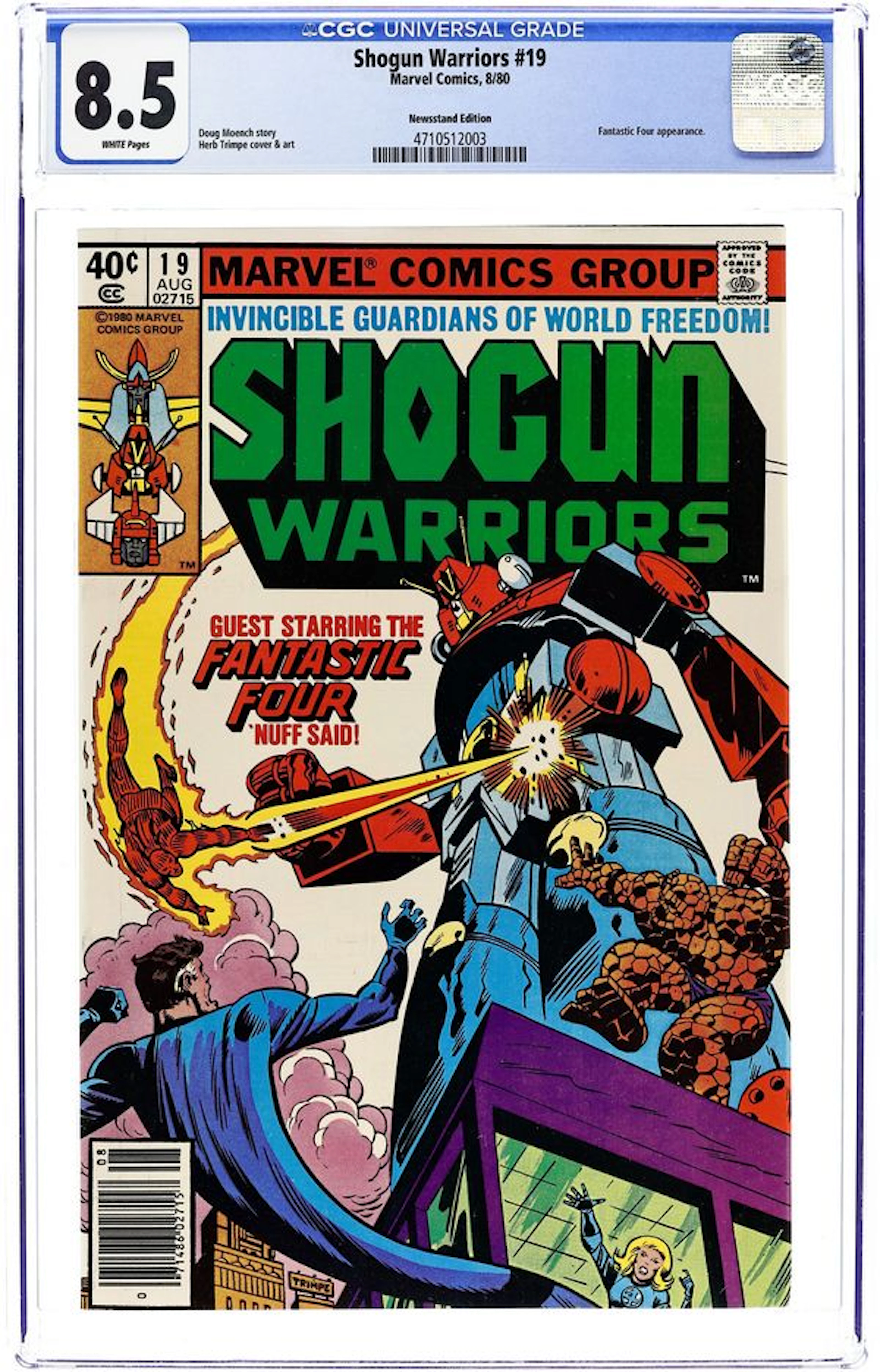 Shogun Warriors (1979) 19N CGC 8.5