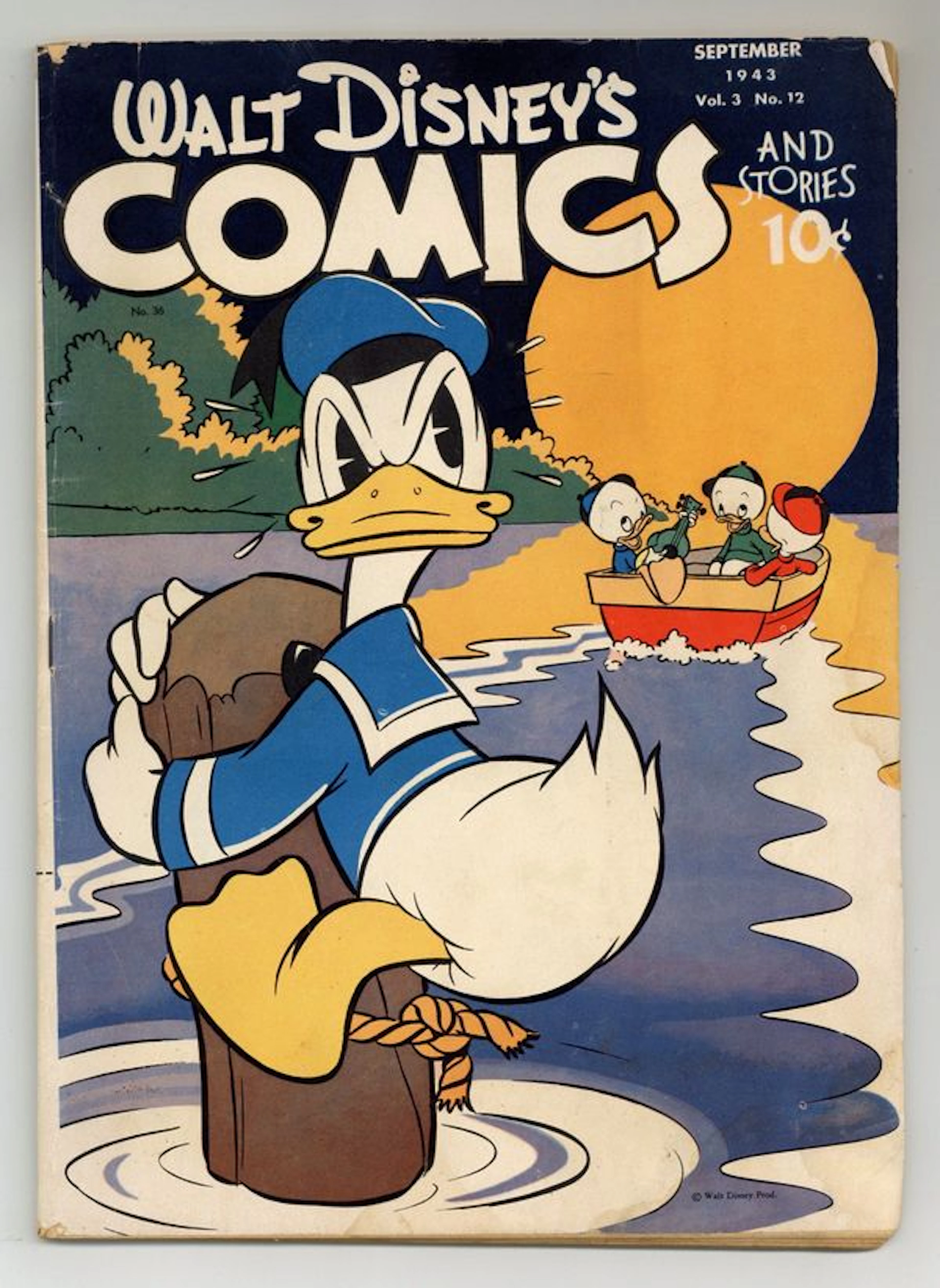 Walt Disney's Comics and Stories (1940 Dell/Gold Key/Gladstone) 36 GD/VG 3.0