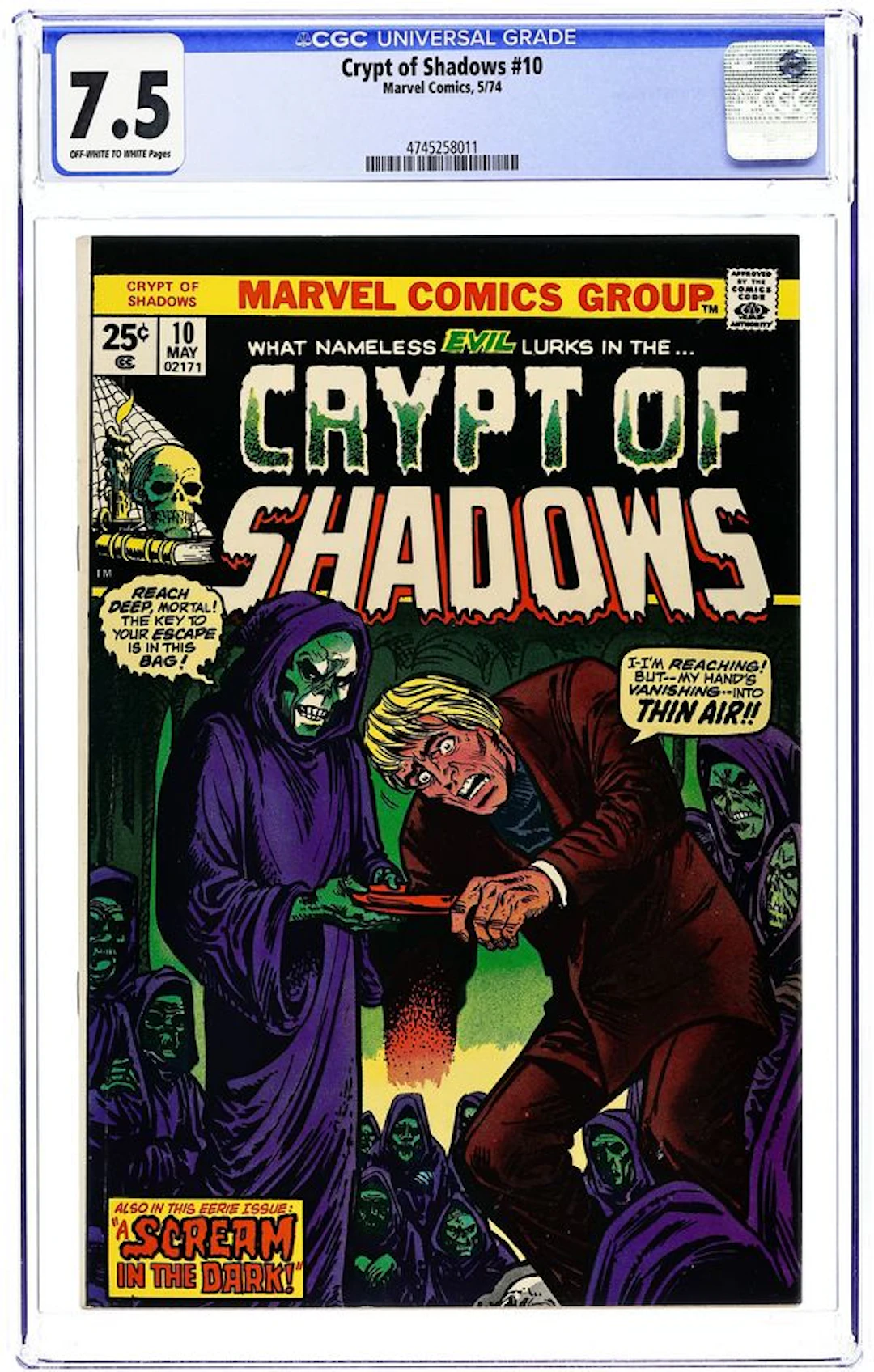 Crypt of Shadows (1973) 10 CGC 7.5