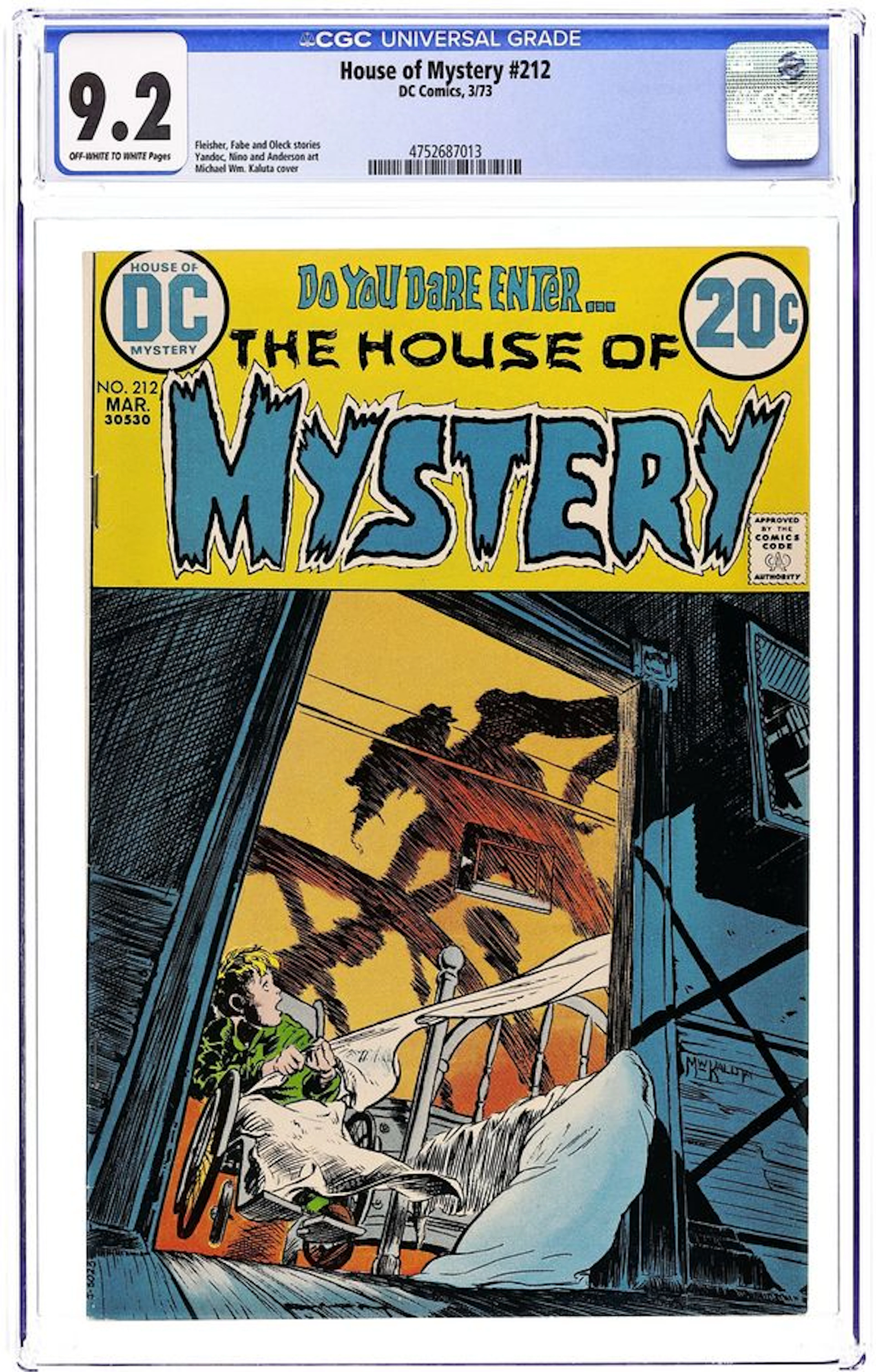 House of Mystery (1951-1983 1st Series) 212 CGC 9.2