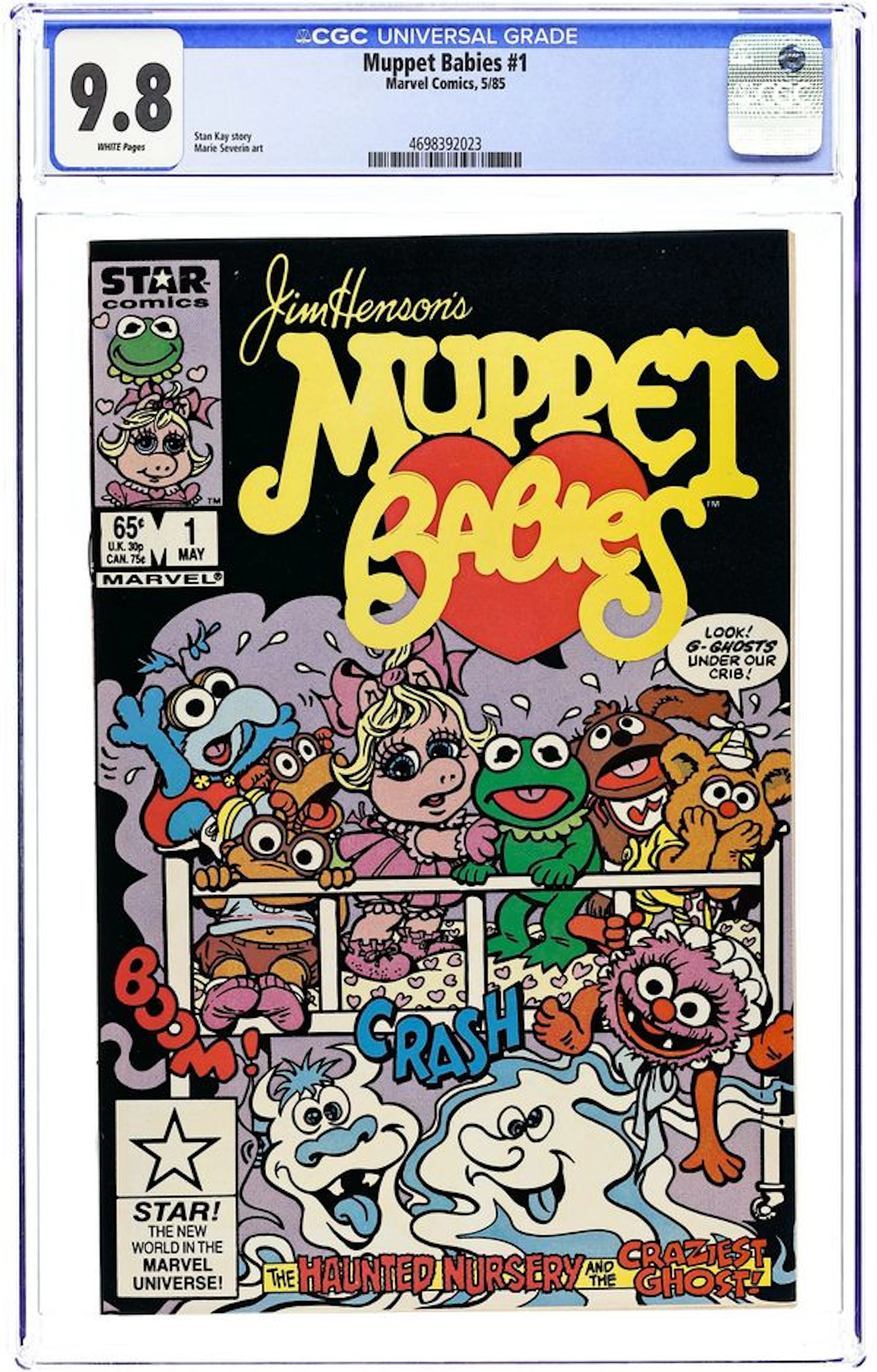 Muppet Babies (1985-1989 Marvel/Star Comics) 1 CGC 9.8