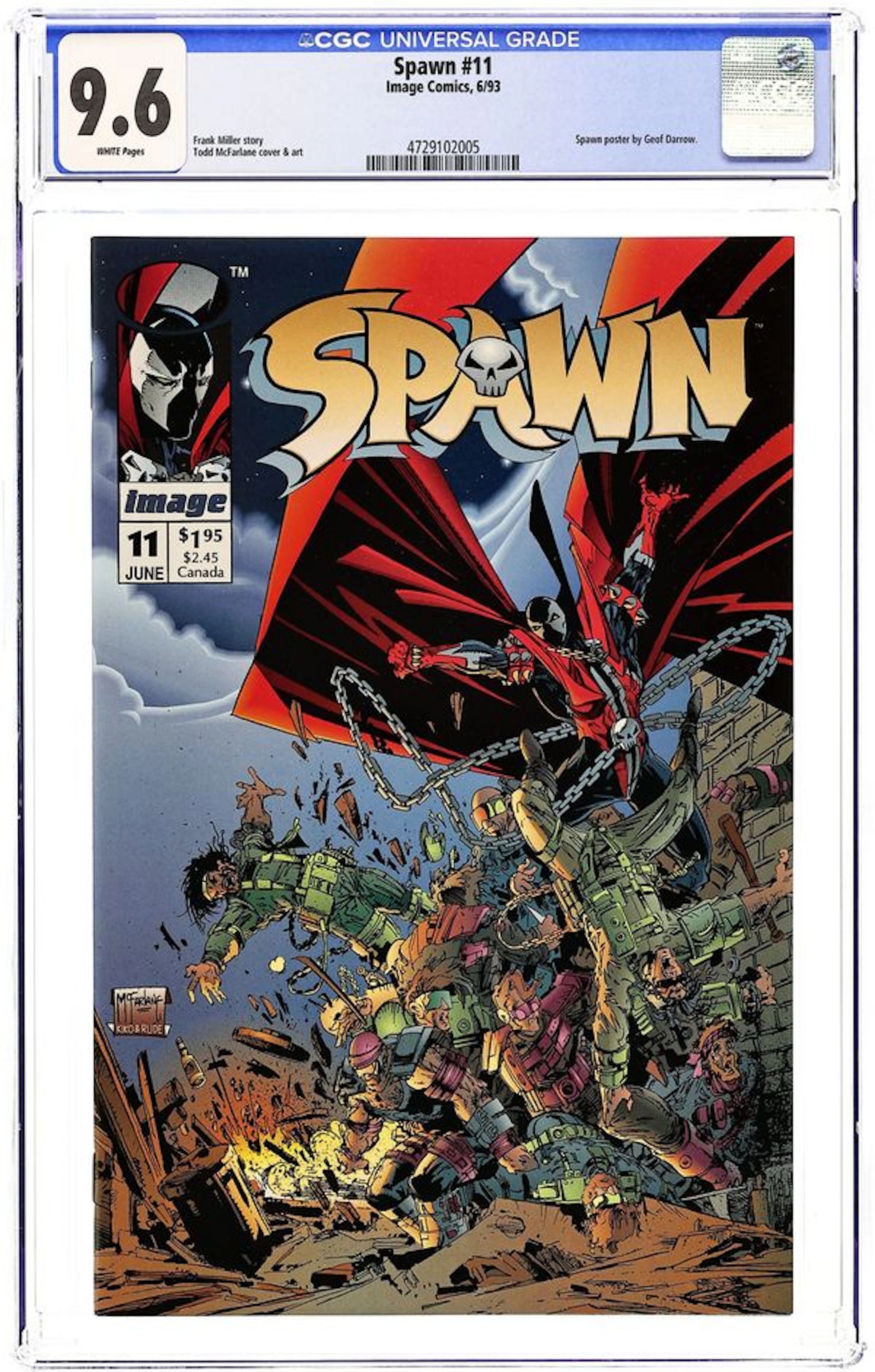 Spawn (1992 Image) 11D CGC 9.6