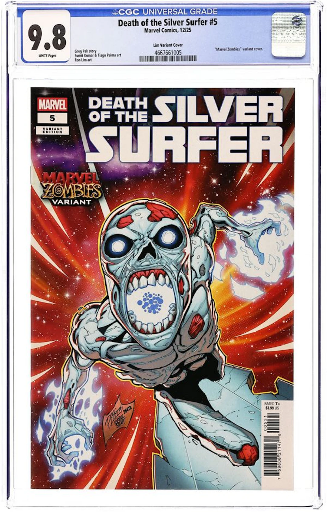 Death of the Silver Surfer (2025 Marvel) 5C CGC 9.8
