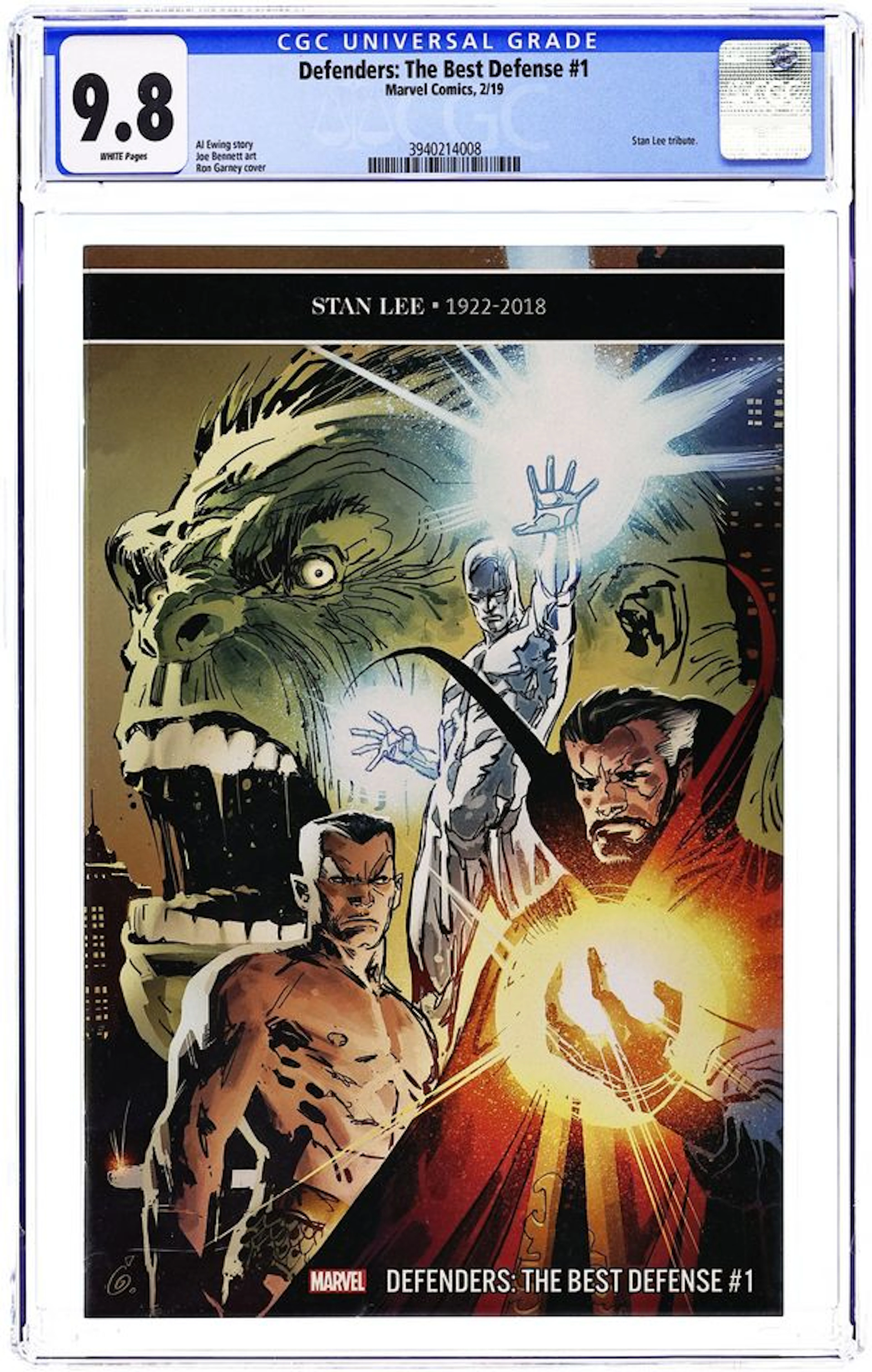 Defenders: The Best Defense (2018) 1A CGC 9.8