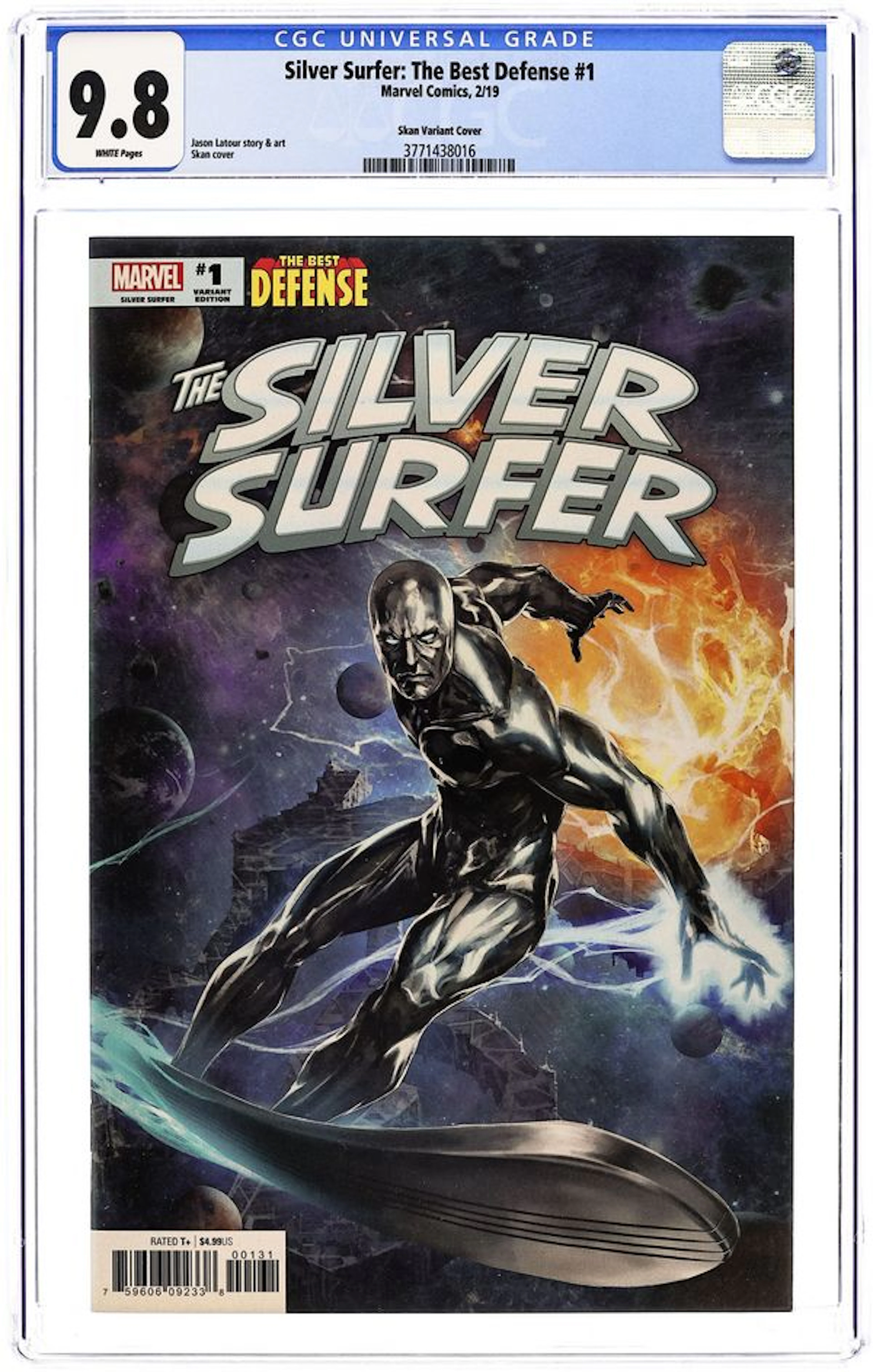Silver Surfer: The Best Defense (2018) 1B CGC 9.8