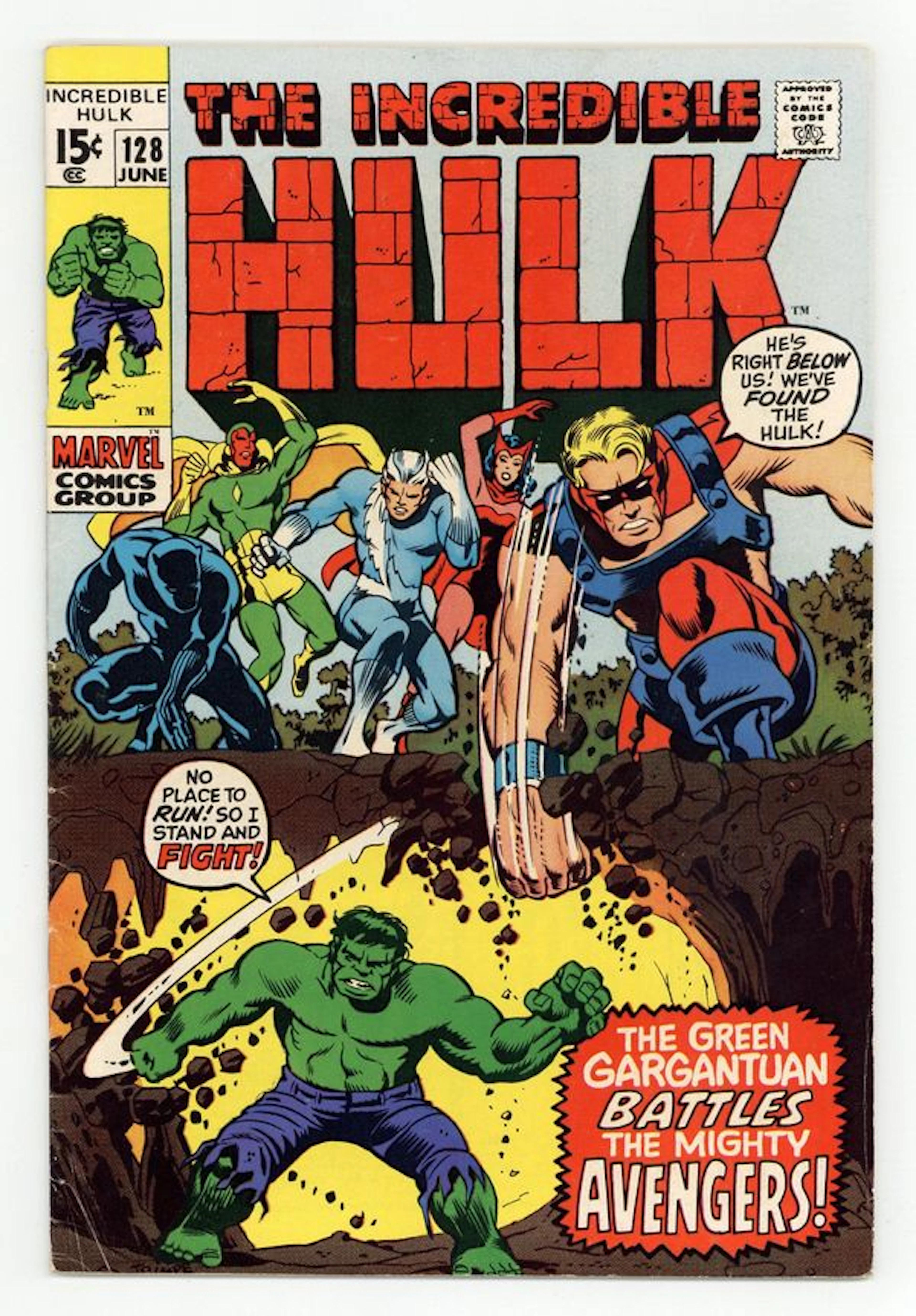 Incredible Hulk (1962 Marvel 1st Series) 128 VG/FN 5.0