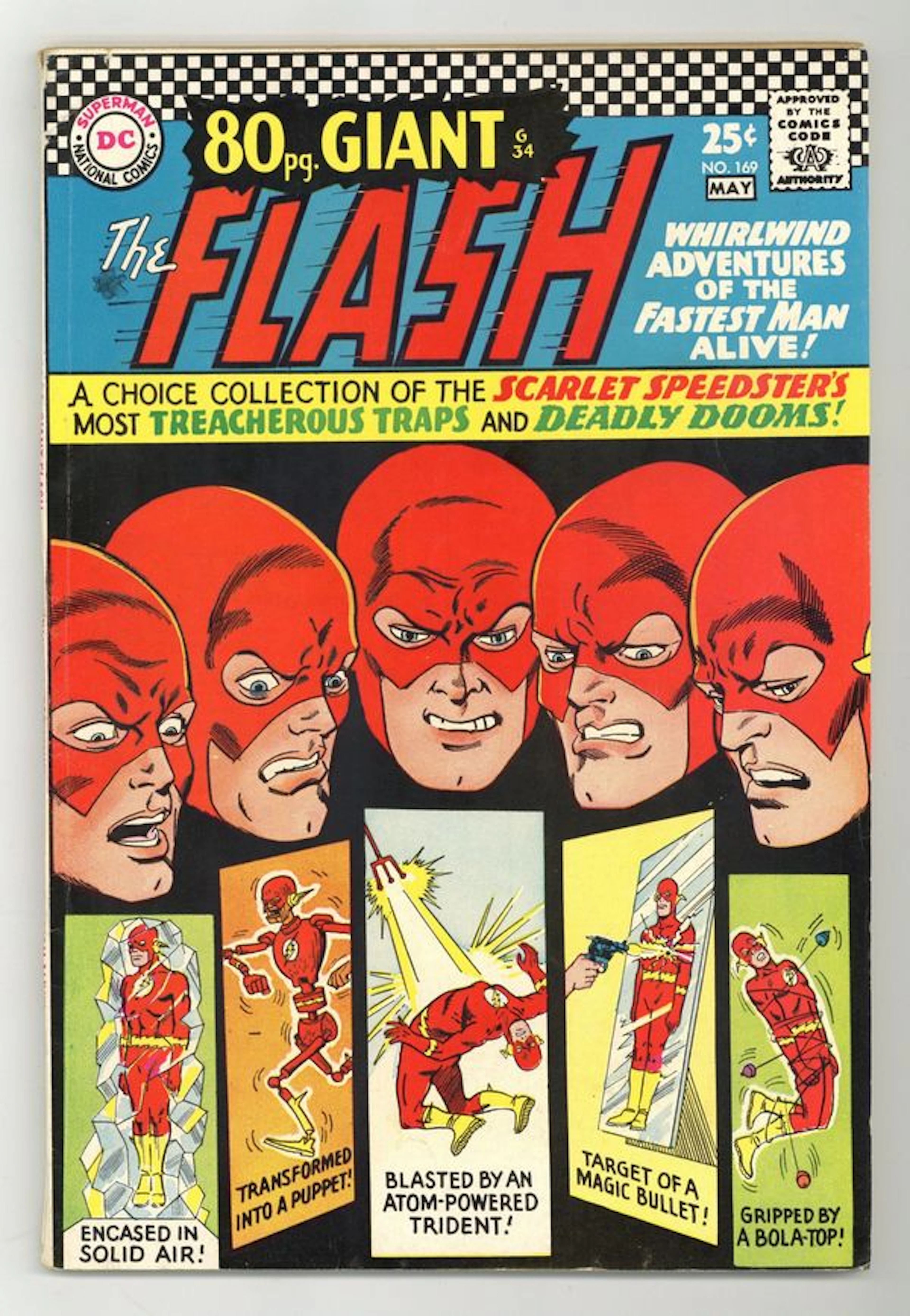 Flash (1959 1st Series DC) 169 VG/FN 5.0