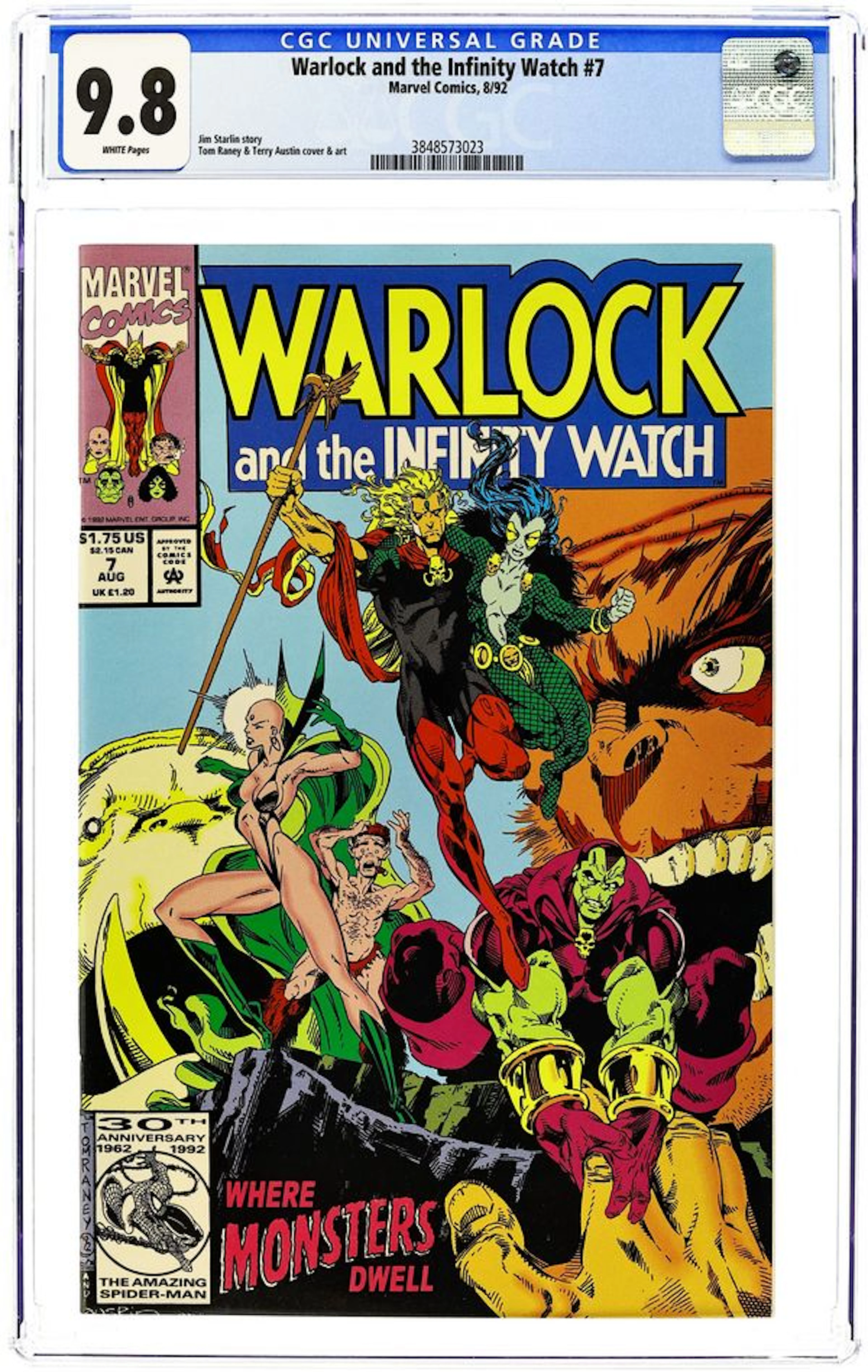 Warlock and the Infinity Watch (1992) 7 CGC 9.8