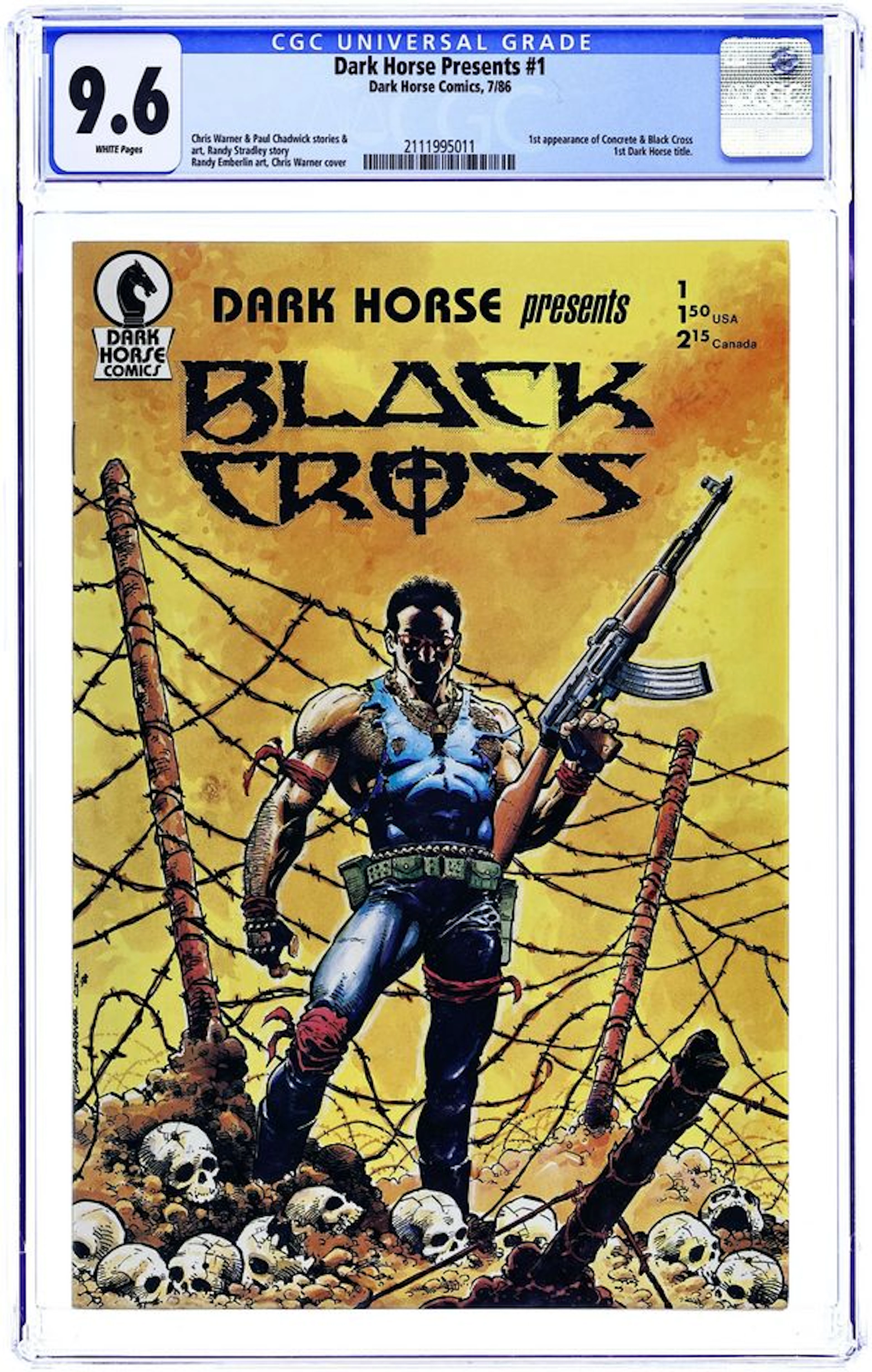 Dark Horse Presents (1986) 1A CGC 9.6