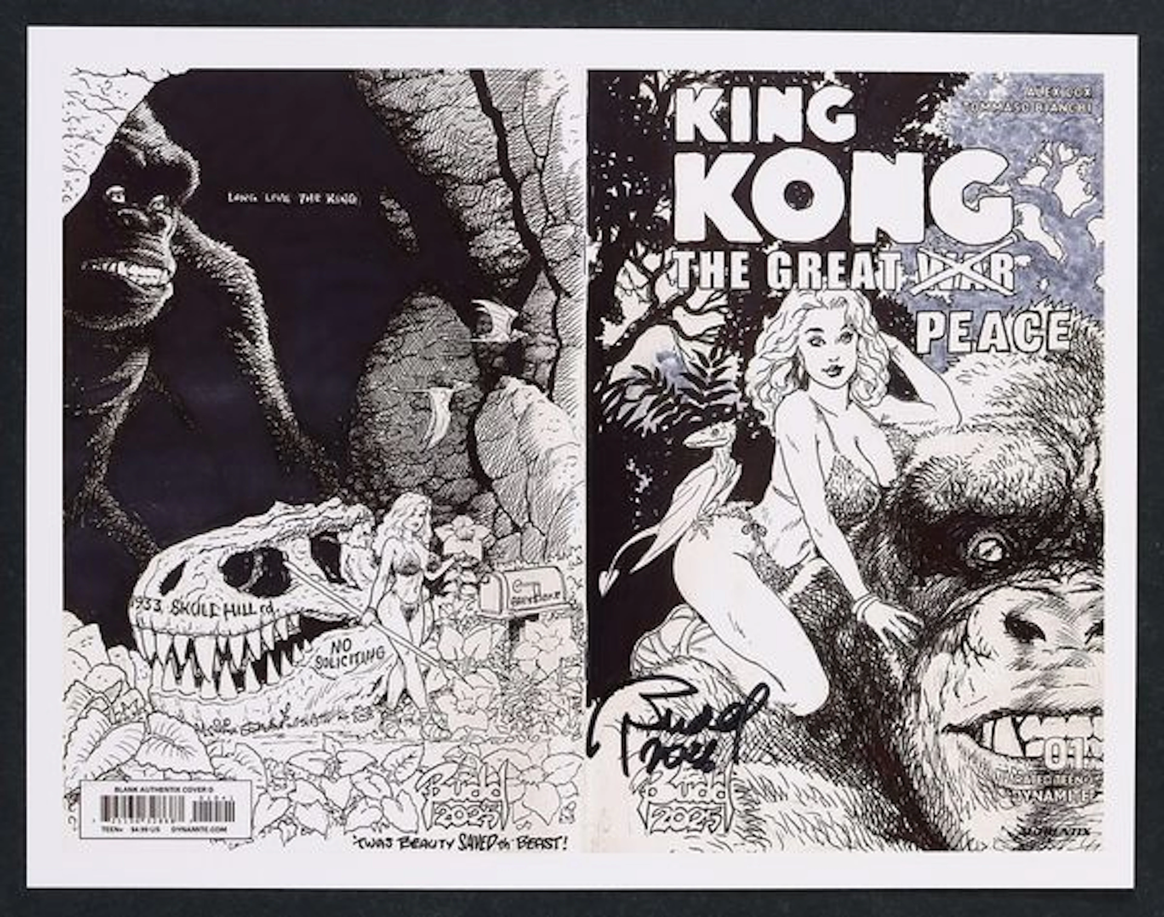 King Kong The Great Peace Print by Budd Root