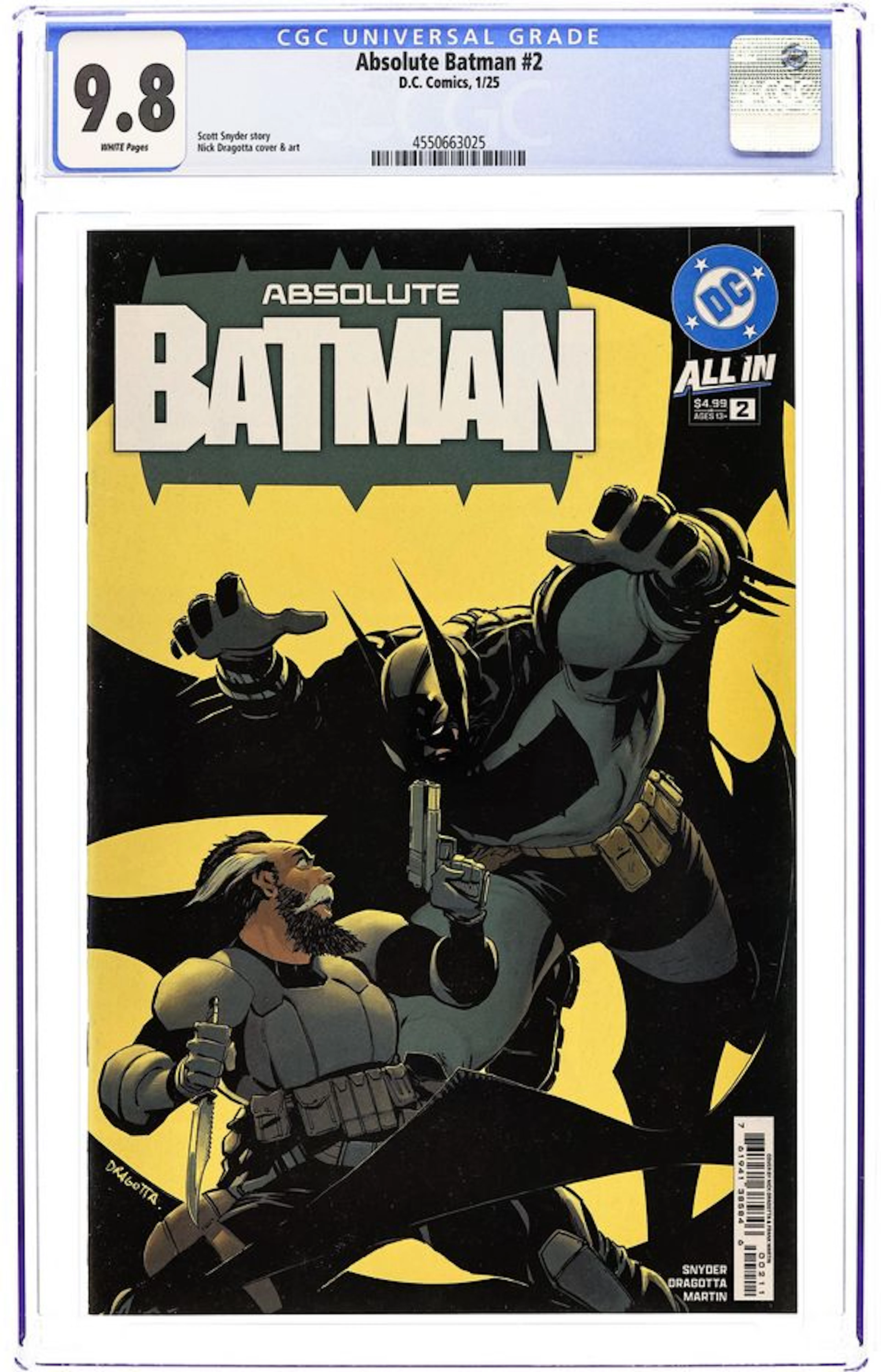 Absolute Batman (2024 DC) 2A CGC 9.8