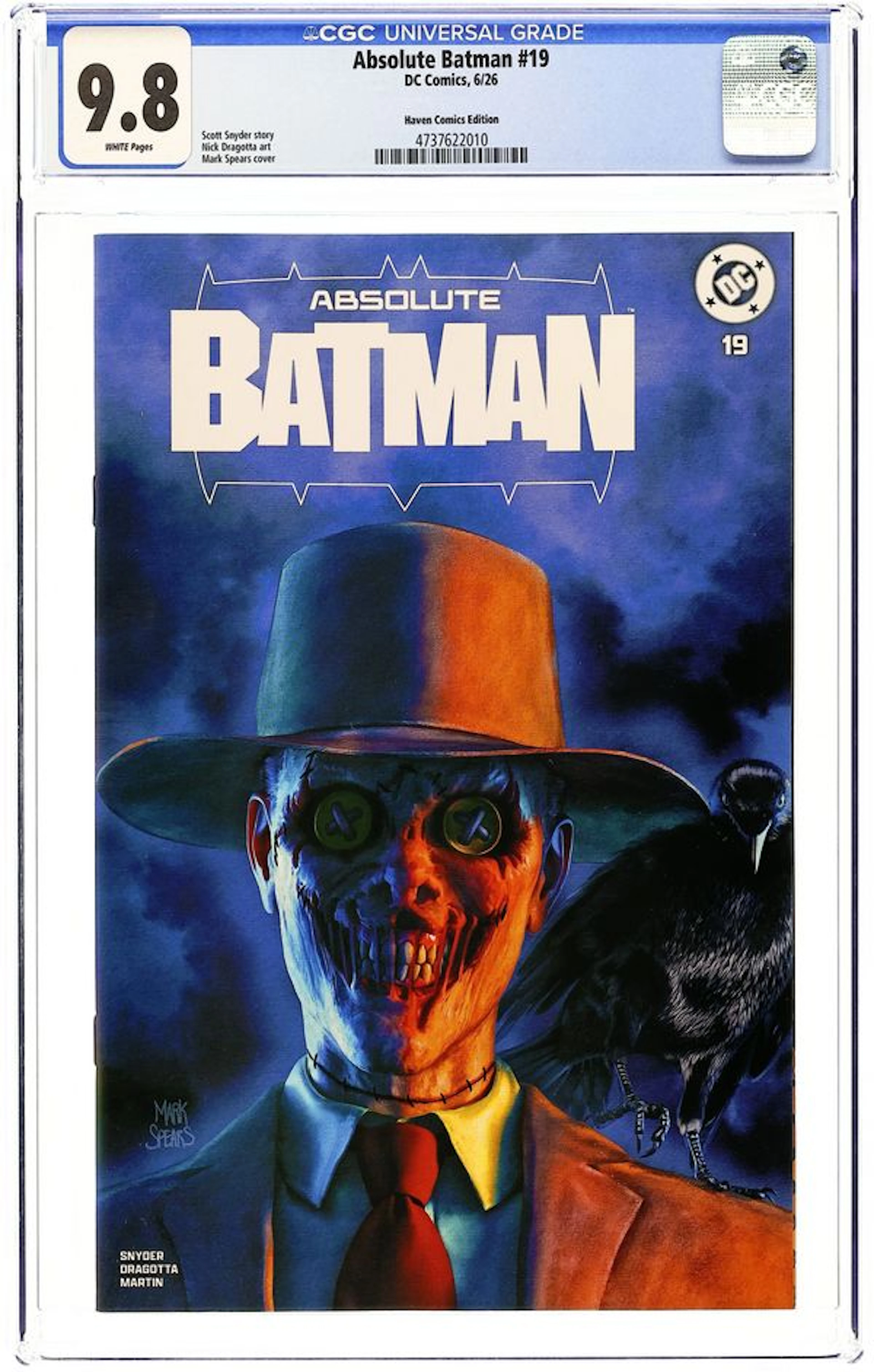 Absolute Batman (2024 DC) 19HAVEN.A CGC 9.8