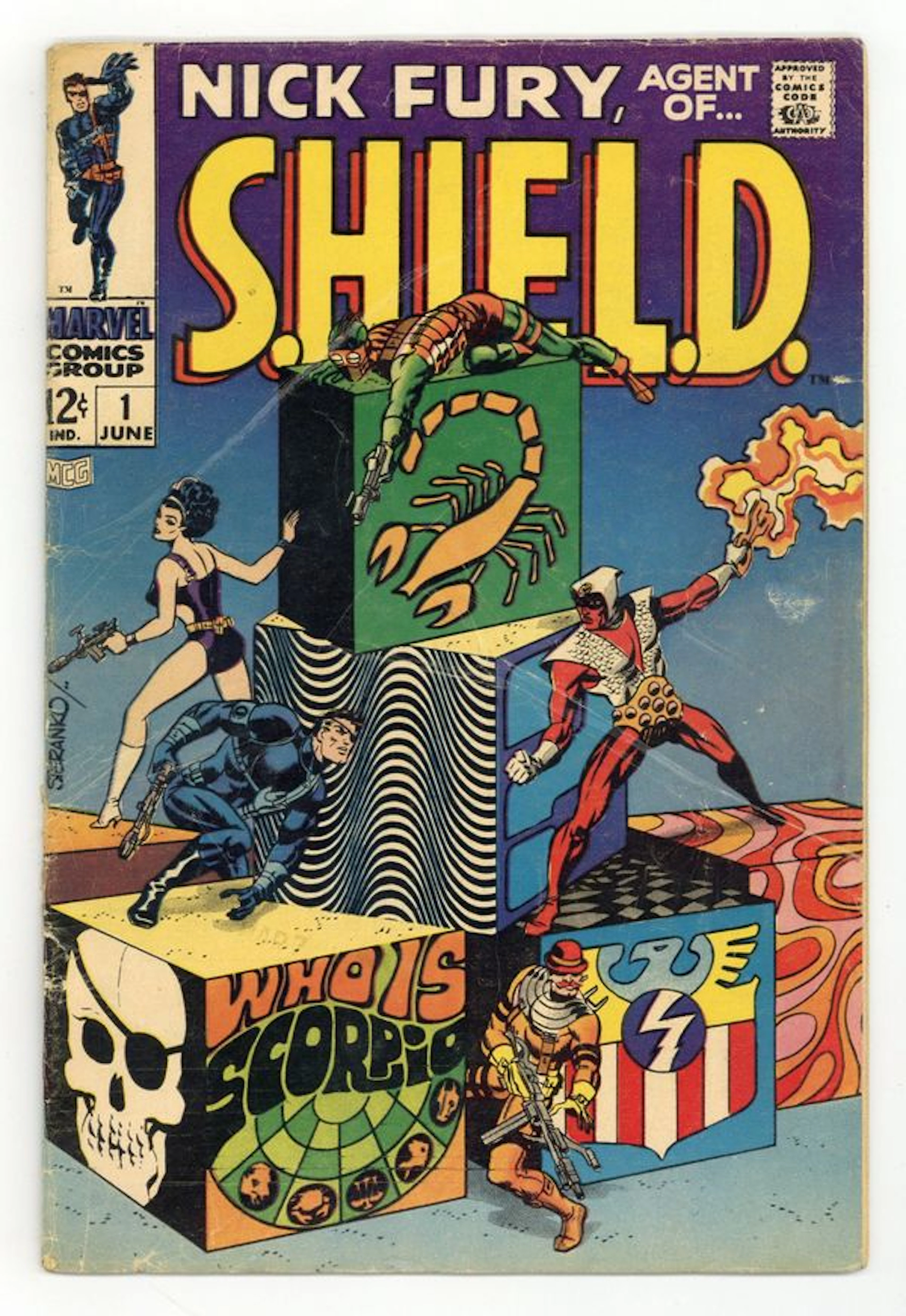 Nick Fury Agent of SHIELD (1968 1st Series) 1 GD 2.0