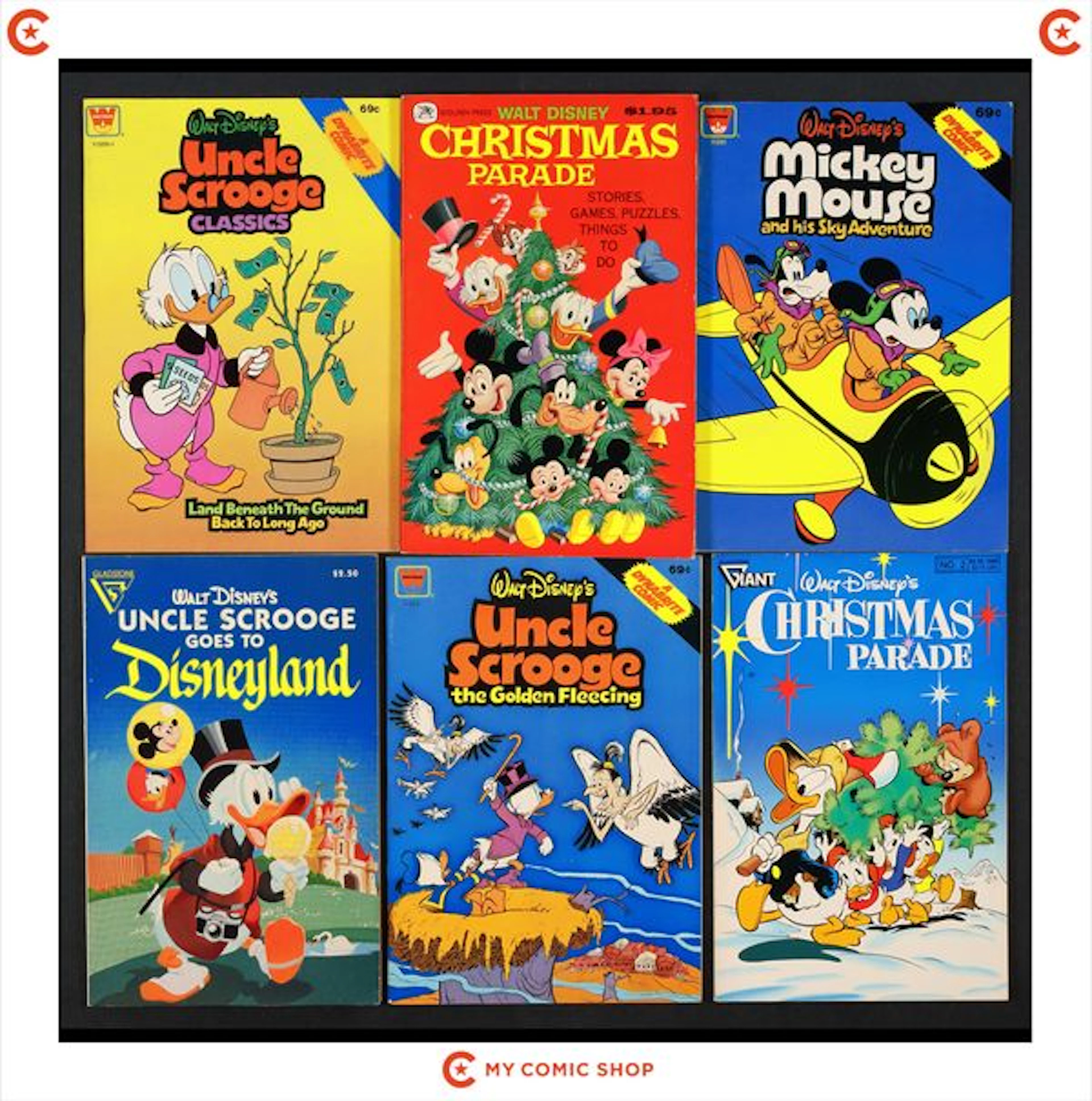 Walt Disney Books Lot of 6