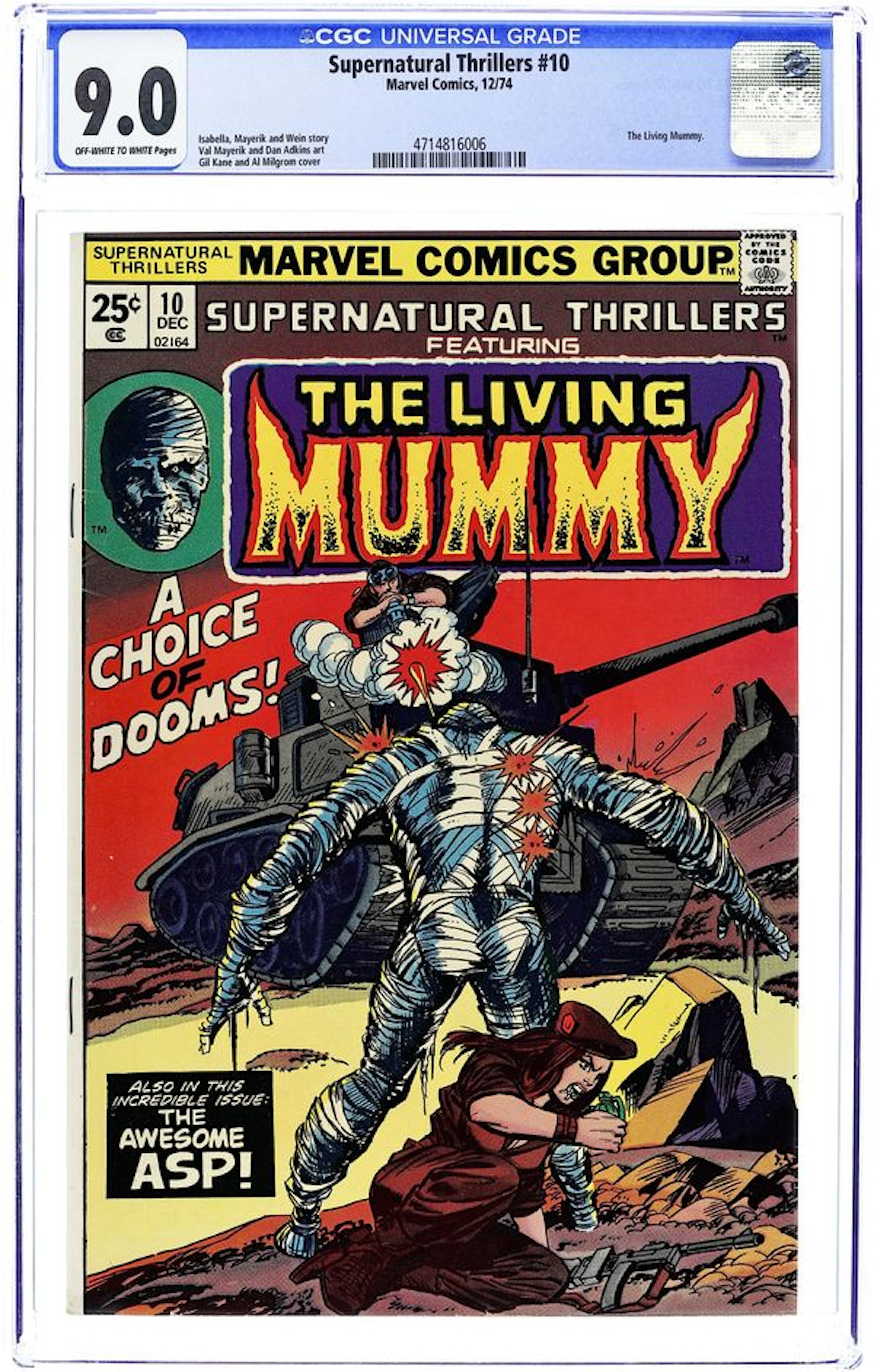 Supernatural Thrillers (1972) 10 CGC 9.0