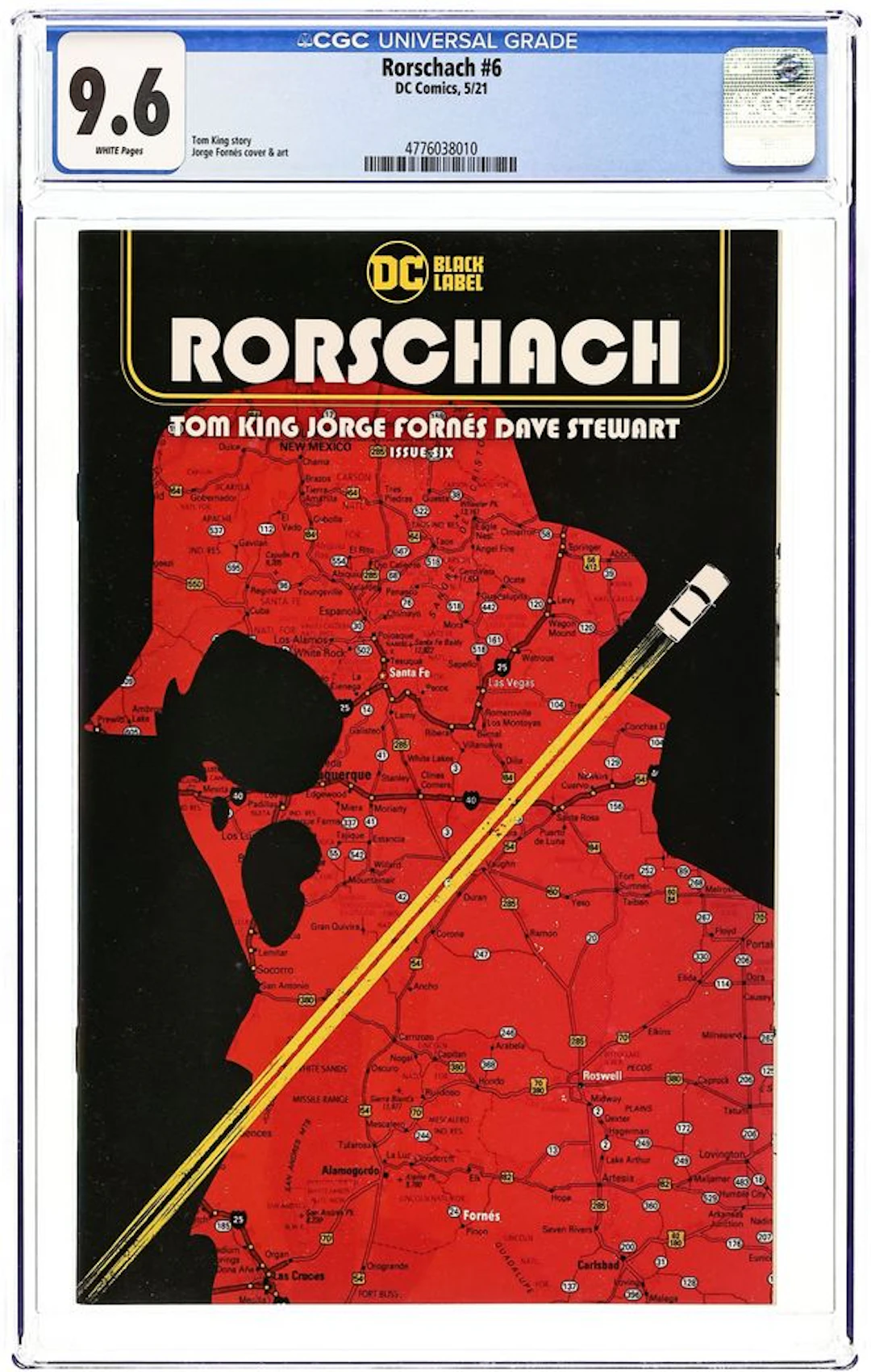 Rorschach (2020 DC Black Label) 6A CGC 9.6