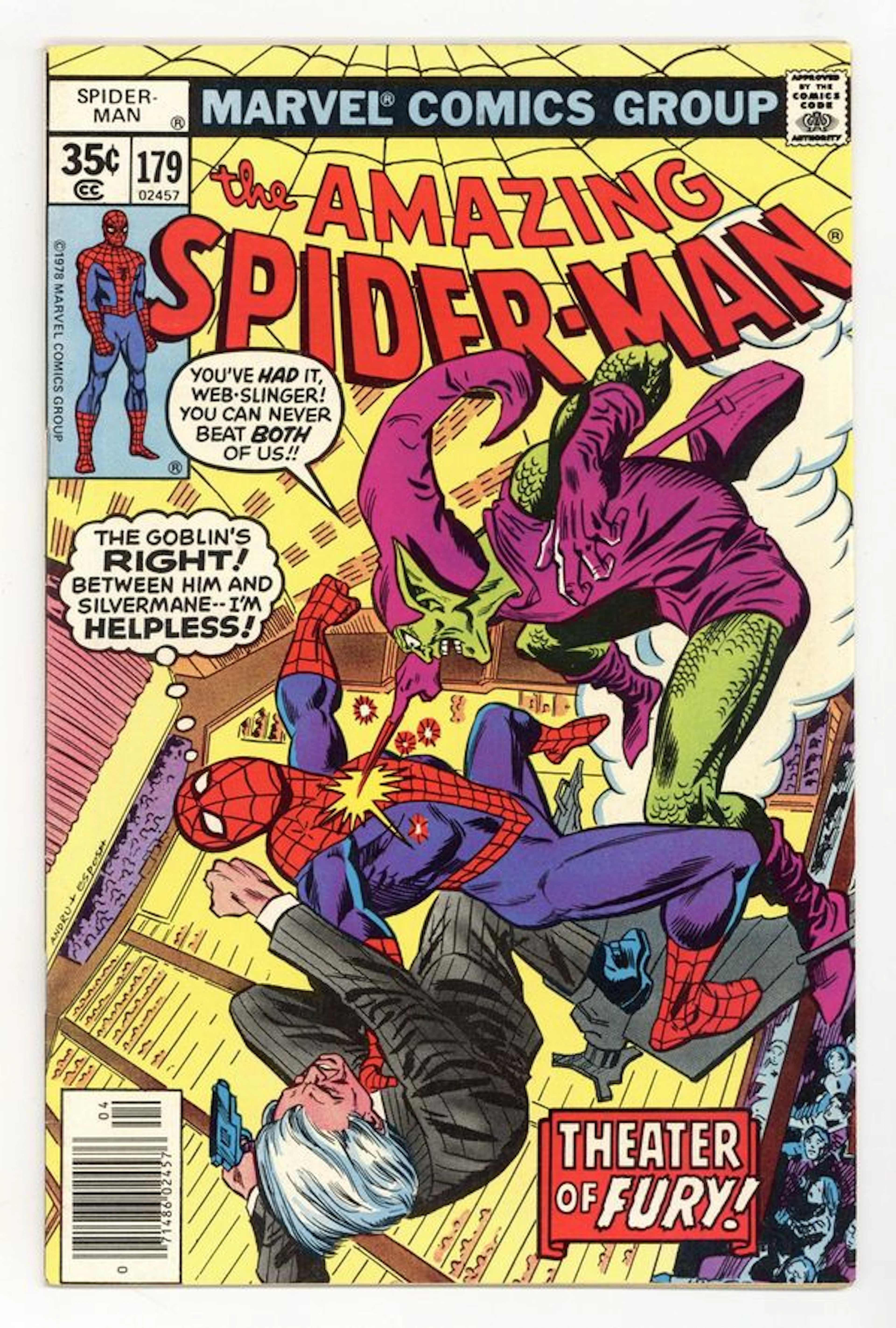 Amazing Spider-Man (1963 1st Series) 179PIZ FN/VF 7.0