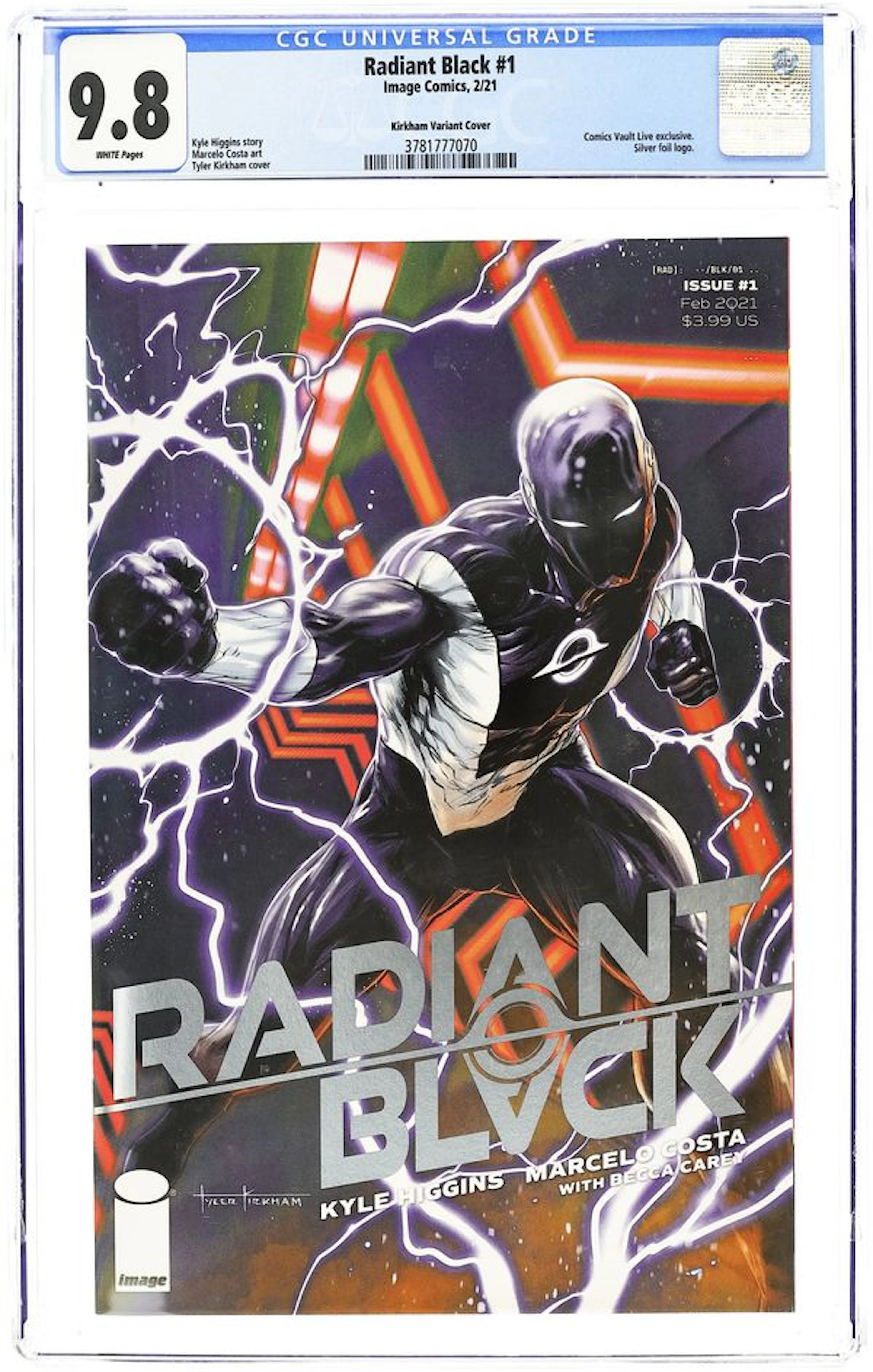 Radiant Black (2021 Image) 1CVL CGC 9.8