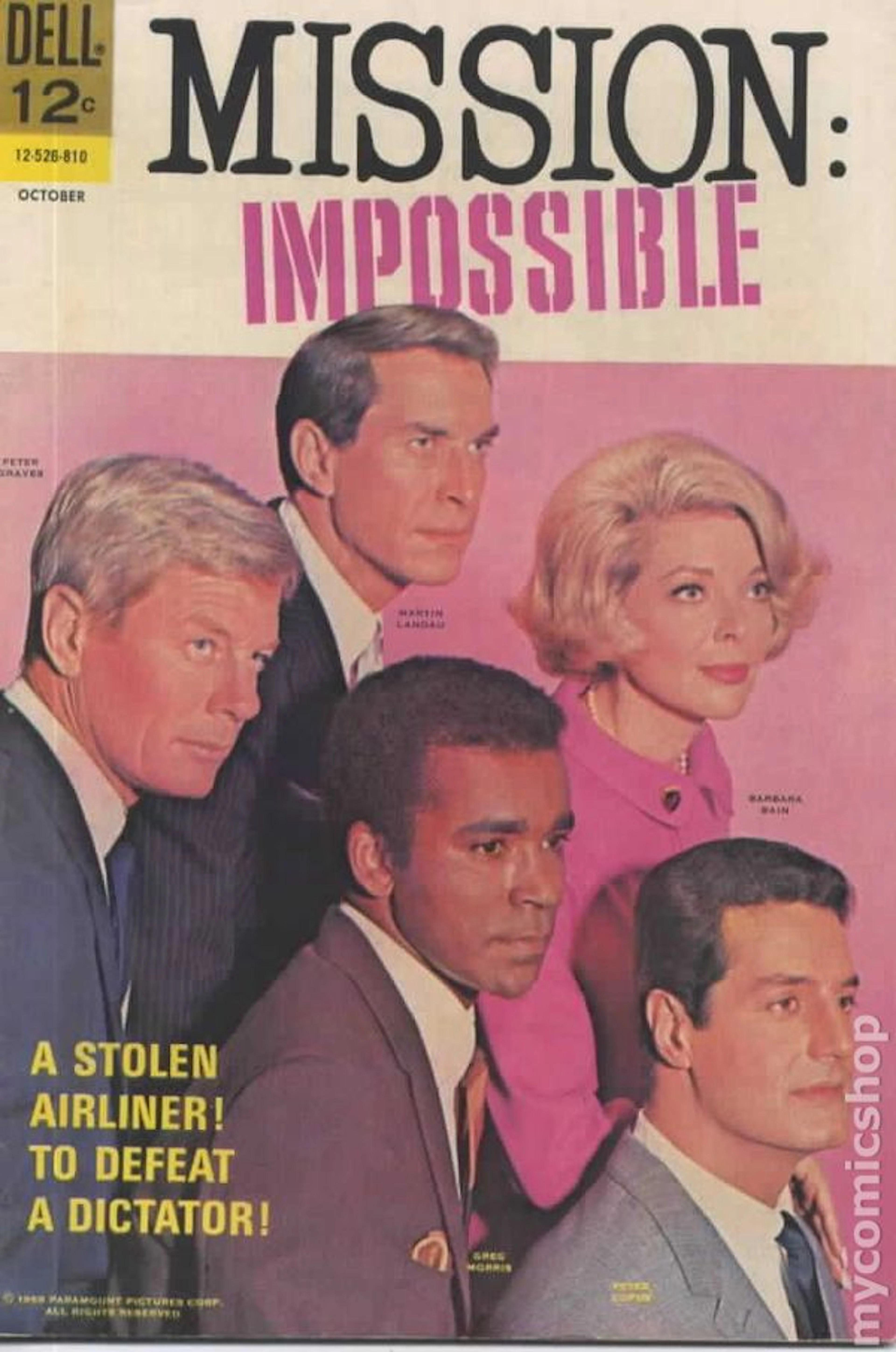 Mission Impossible (1967-1969 Dell) 4 VG- 3.5