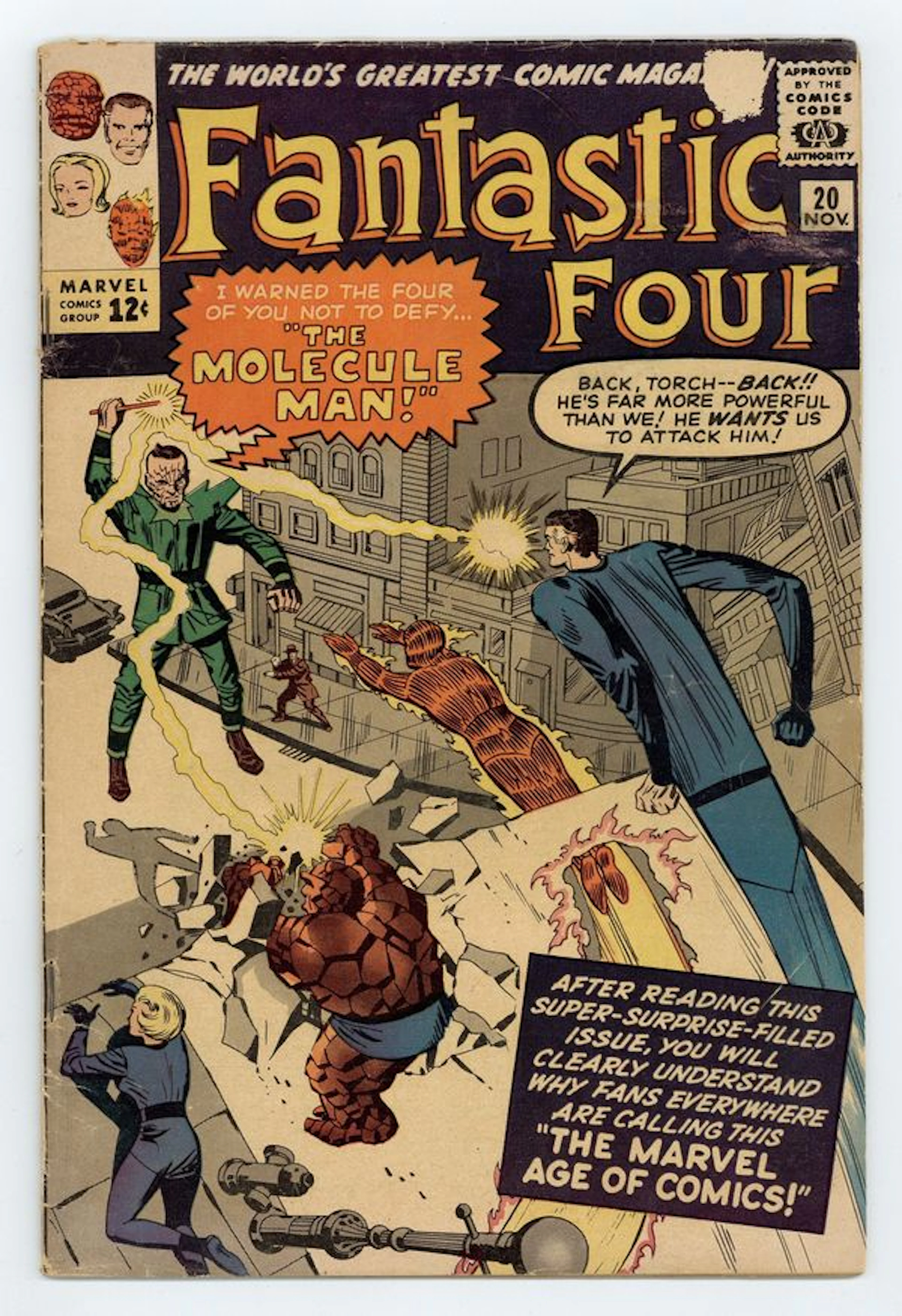 Fantastic Four (1961 1st Series) 20 GD/VG 3.0