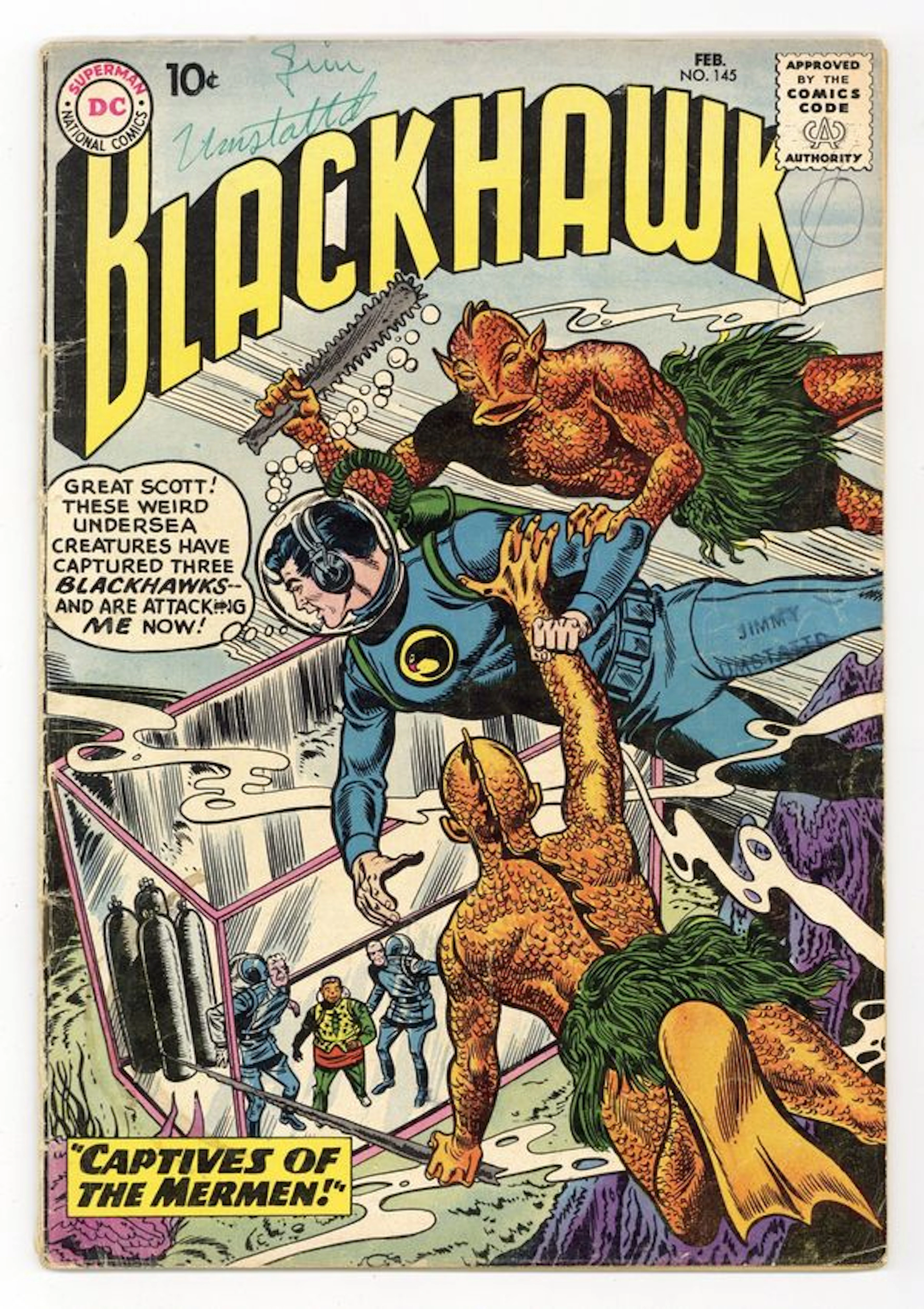Blackhawk (1944 1st Series) 145 VG 4.0