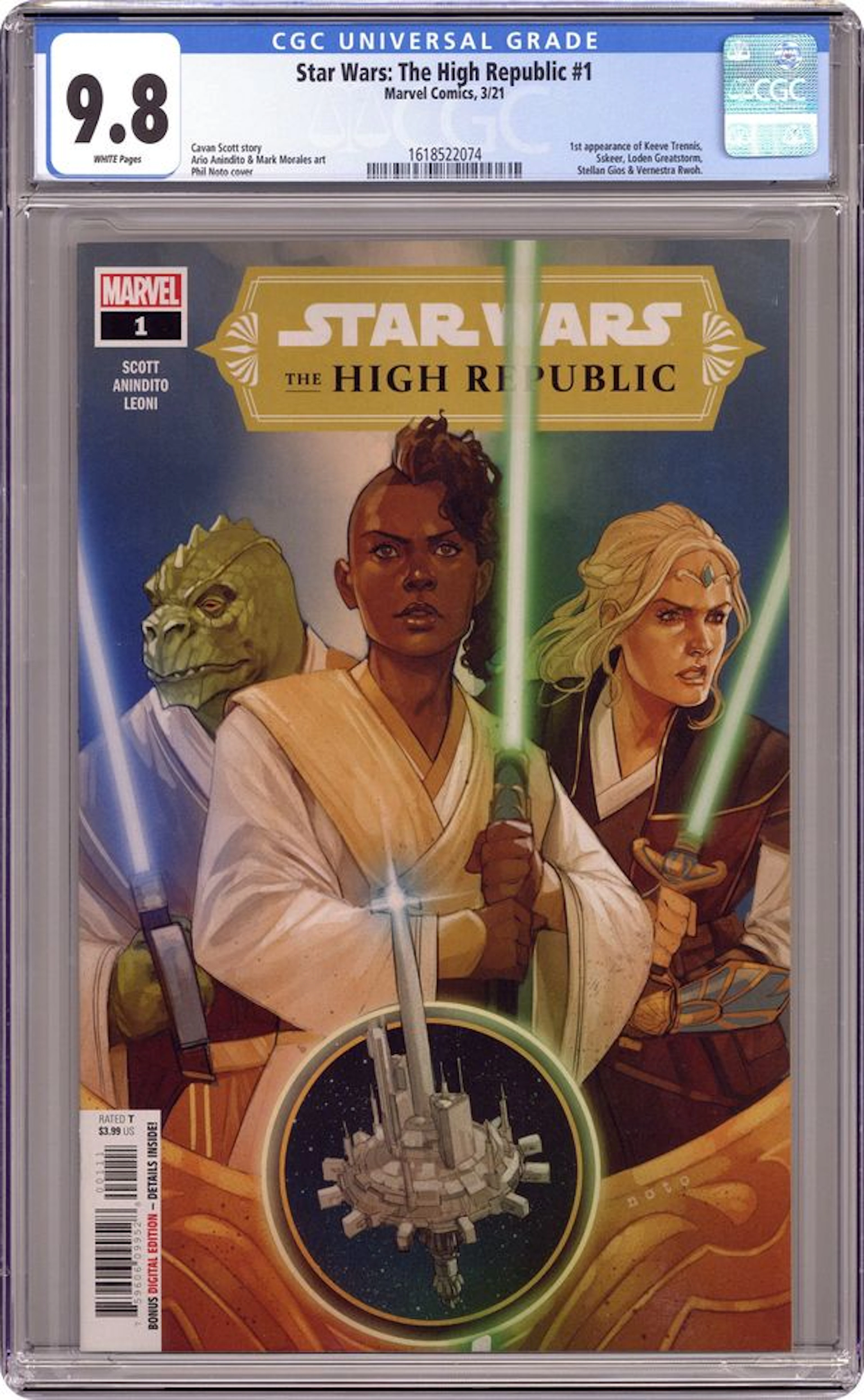 Star Wars The High Republic (2021 Marvel) 1A CGC 9.8